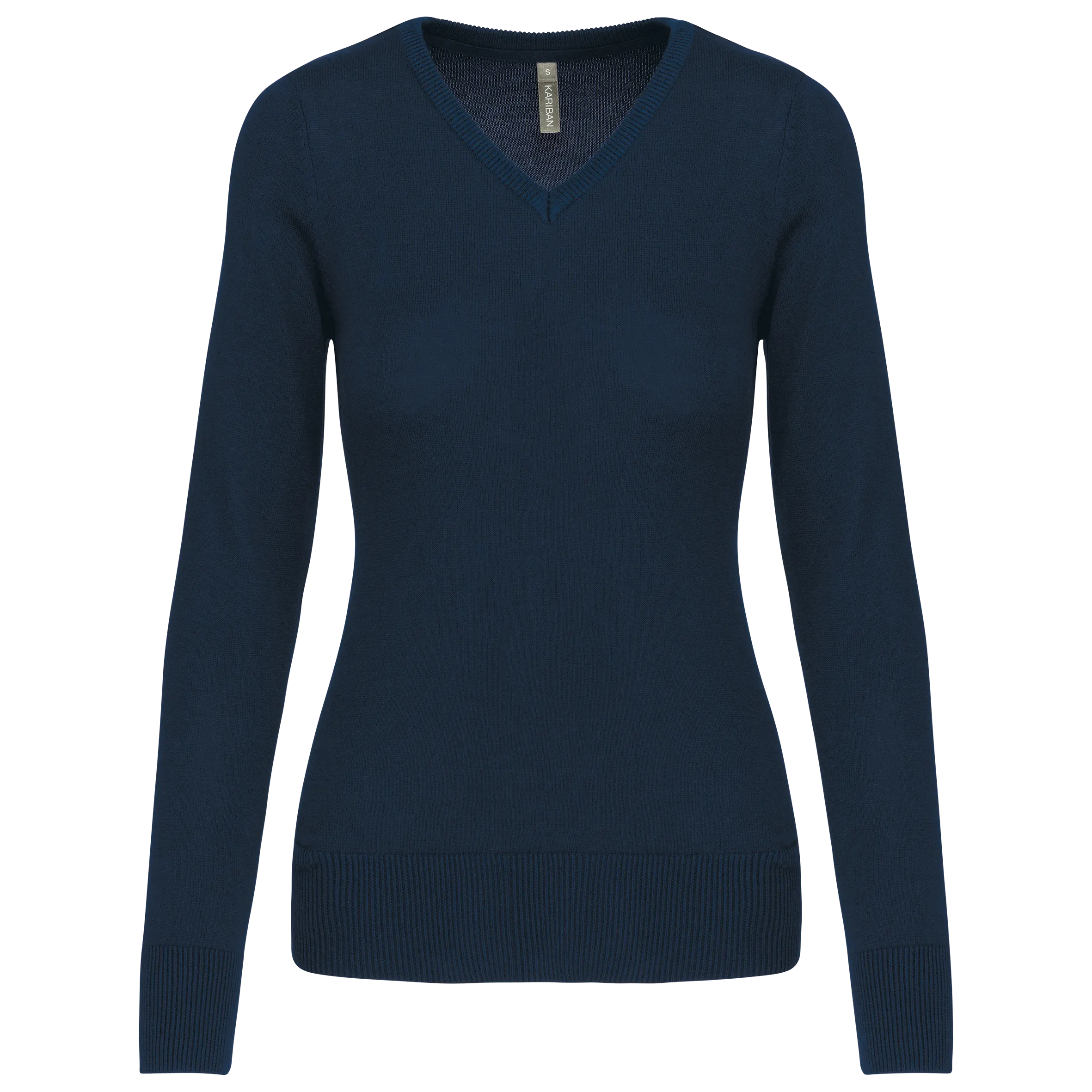 Jersey cuello de pico mujer