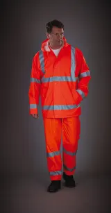Chaqueta Alta Visibilidad Soft Flex transpirable para lluvia
