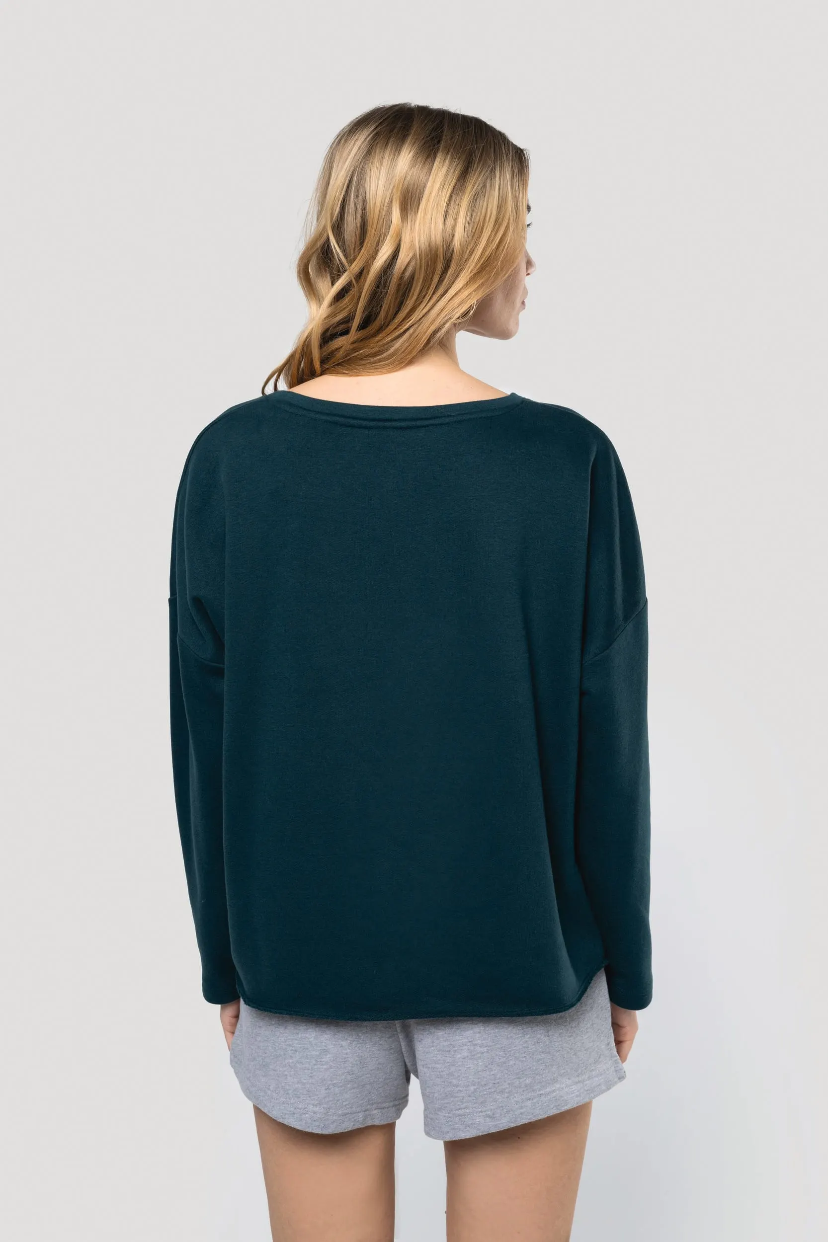 Sudadera holgada de mujer