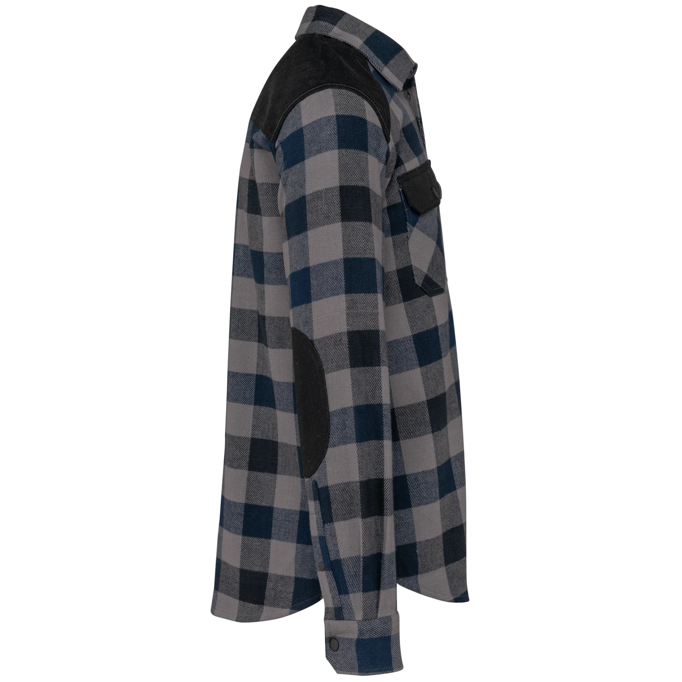 Sobrecamisa a cuadros con bolsillos