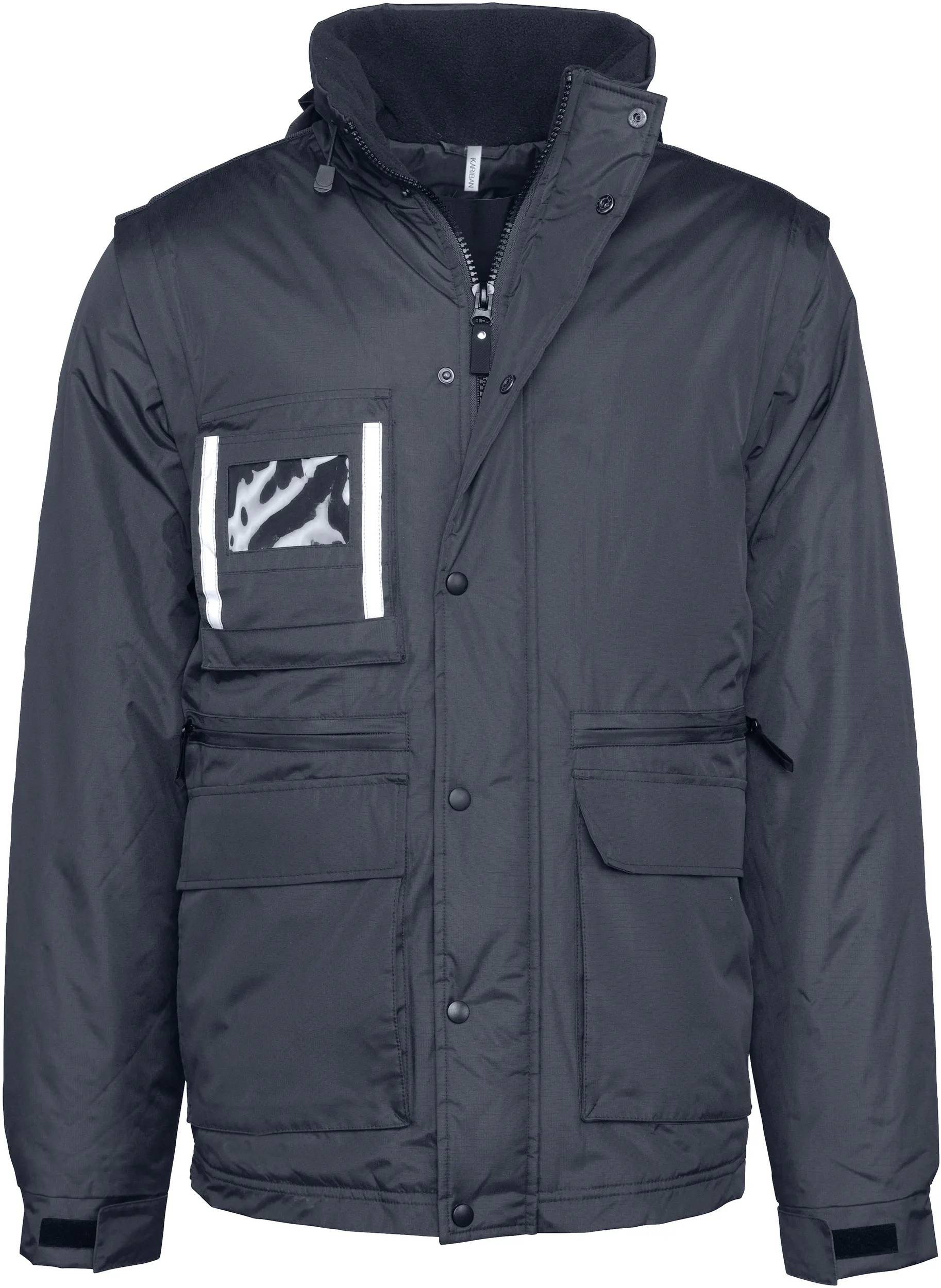 Parka workwear con mangas amovibles hombre