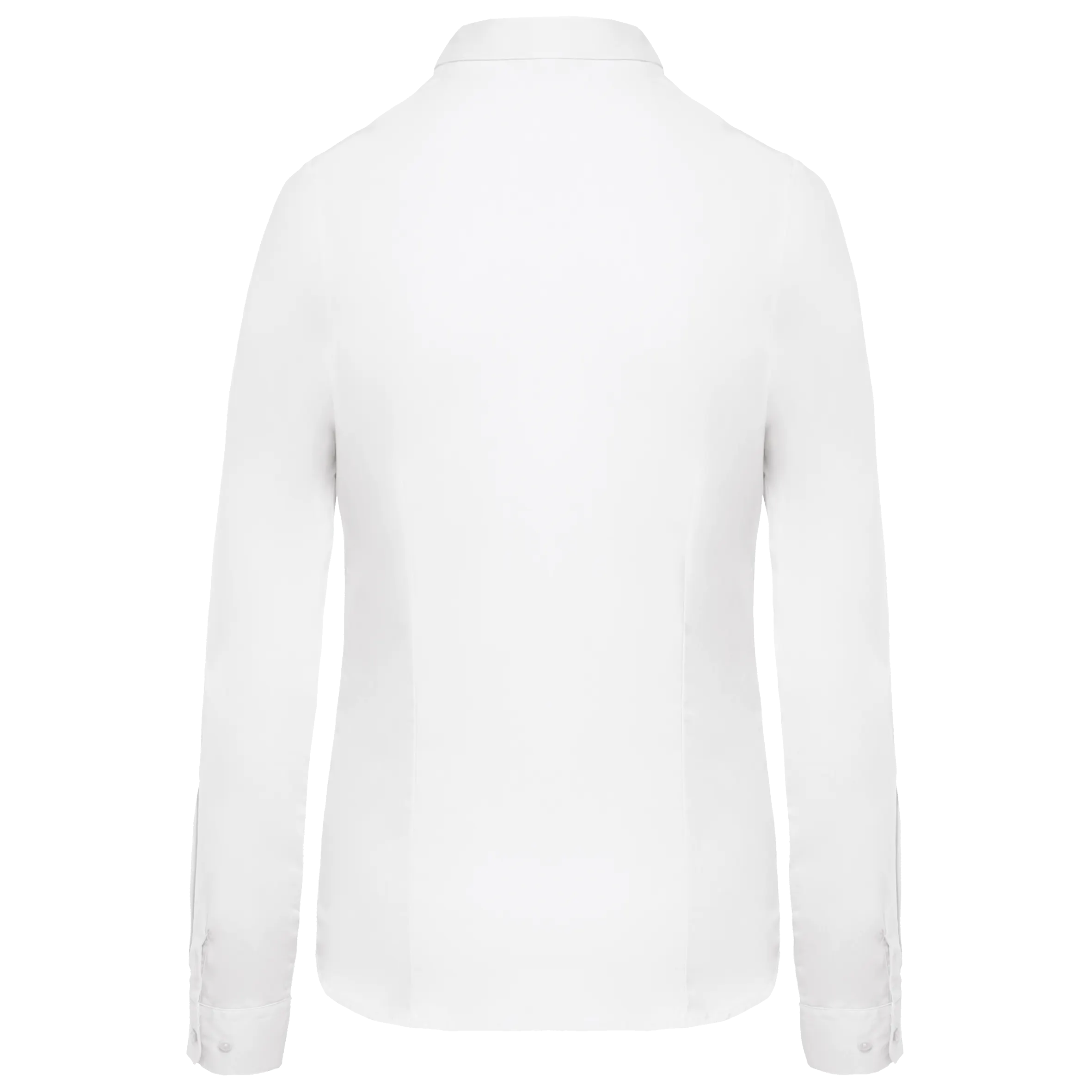 Camisa popelina manga larga mujer