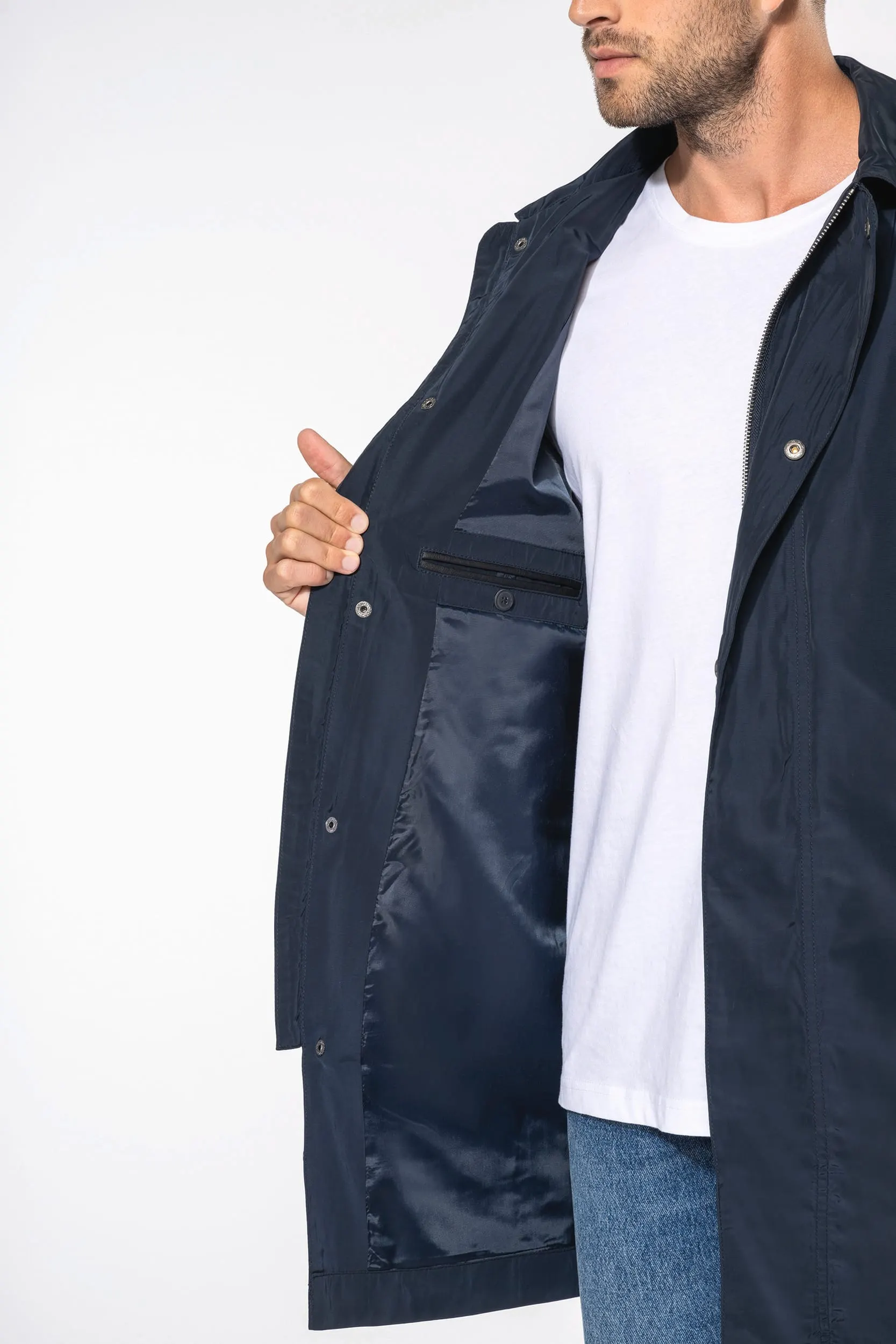 Gabardina ligera para hombre