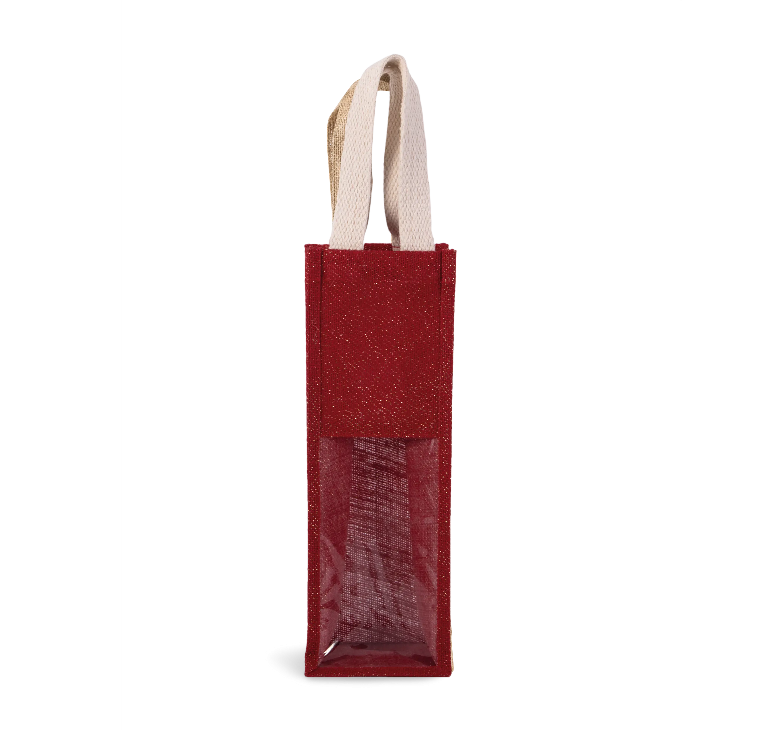 Bolsa de yute para botella