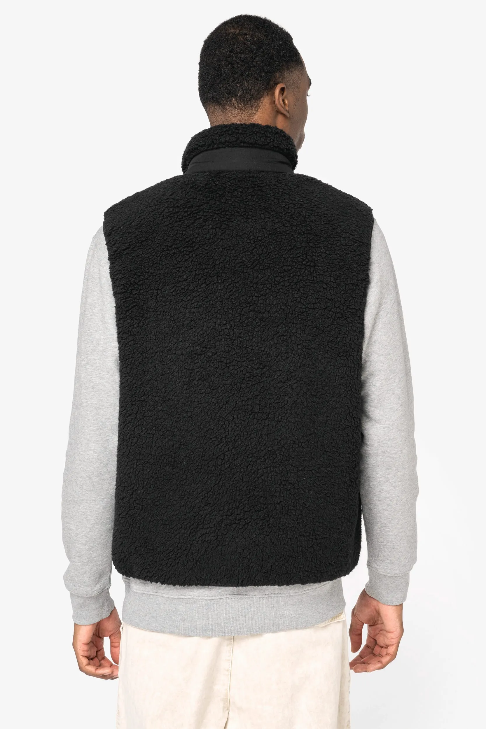 Chaleco ecorresponsable de sherpa unisex