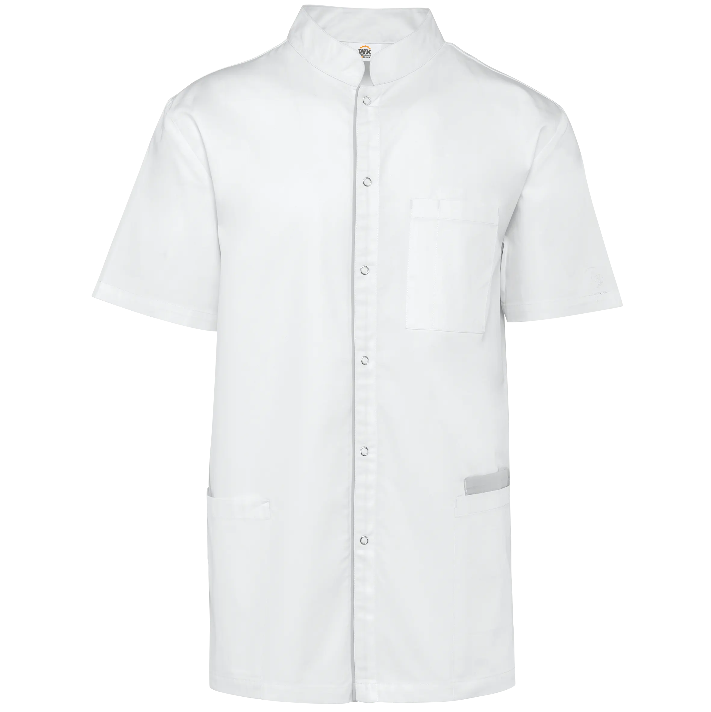Blusa polialgodón con botones a presión hombre