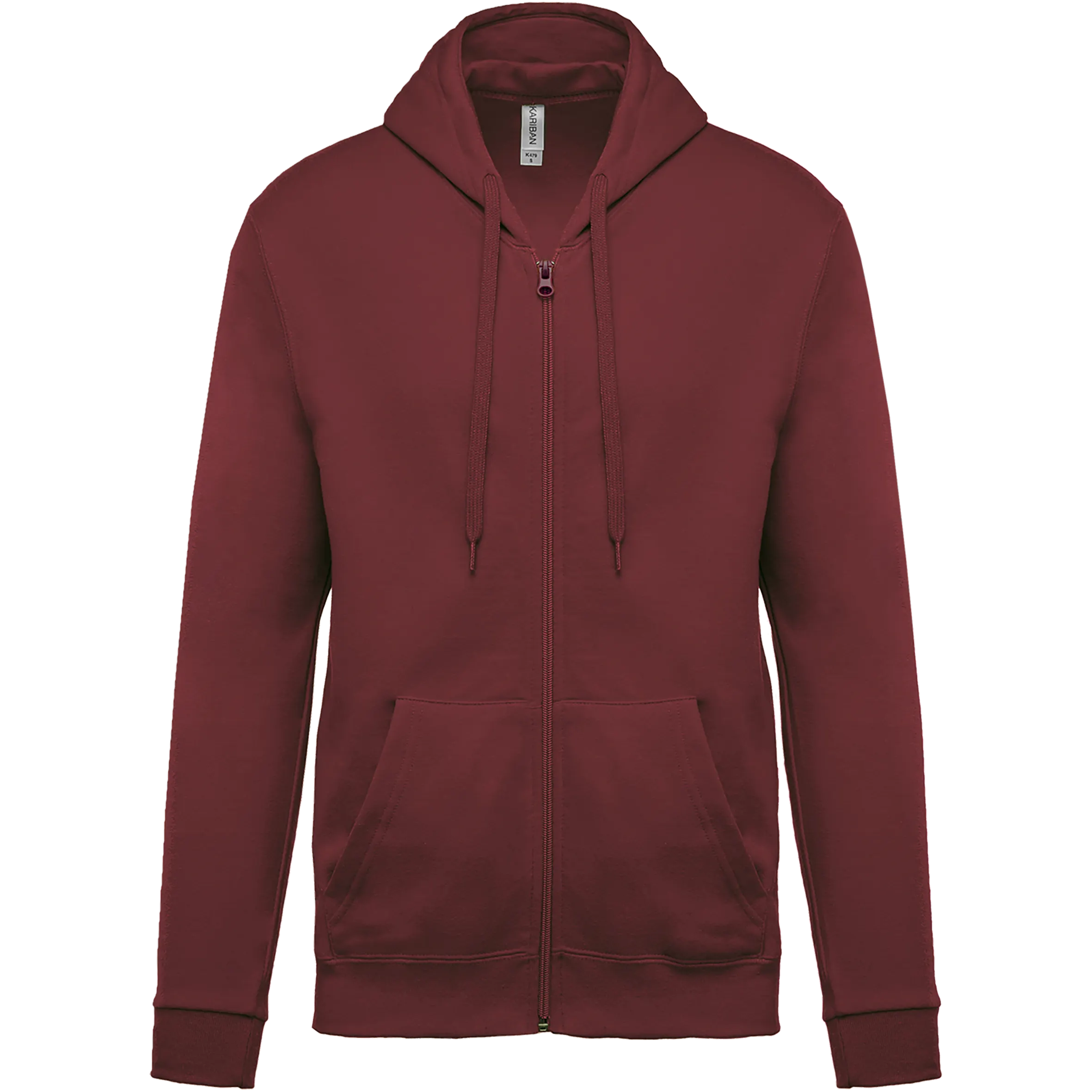 Sudadera capucha y cremallera unisex