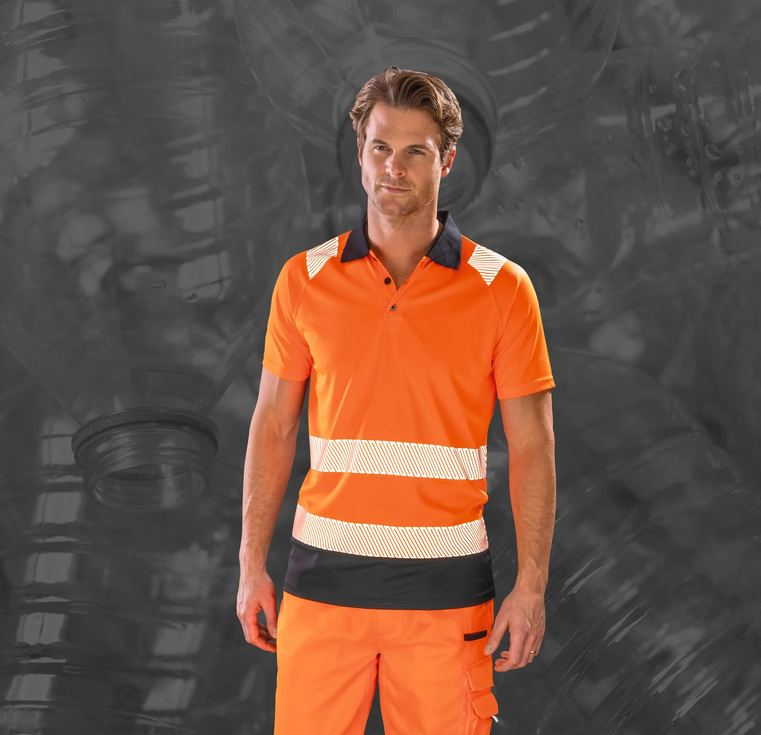 Polo de seguridad - Material reciclado