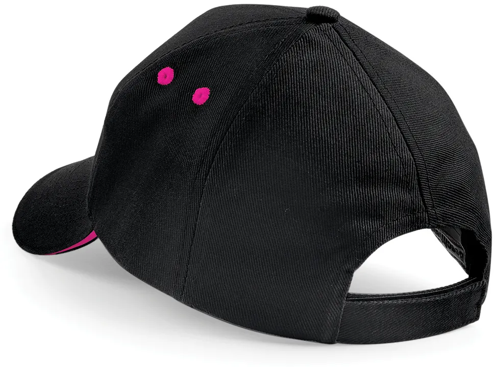 Gorra Ultimate - 5 paneles con sándwich contrastado