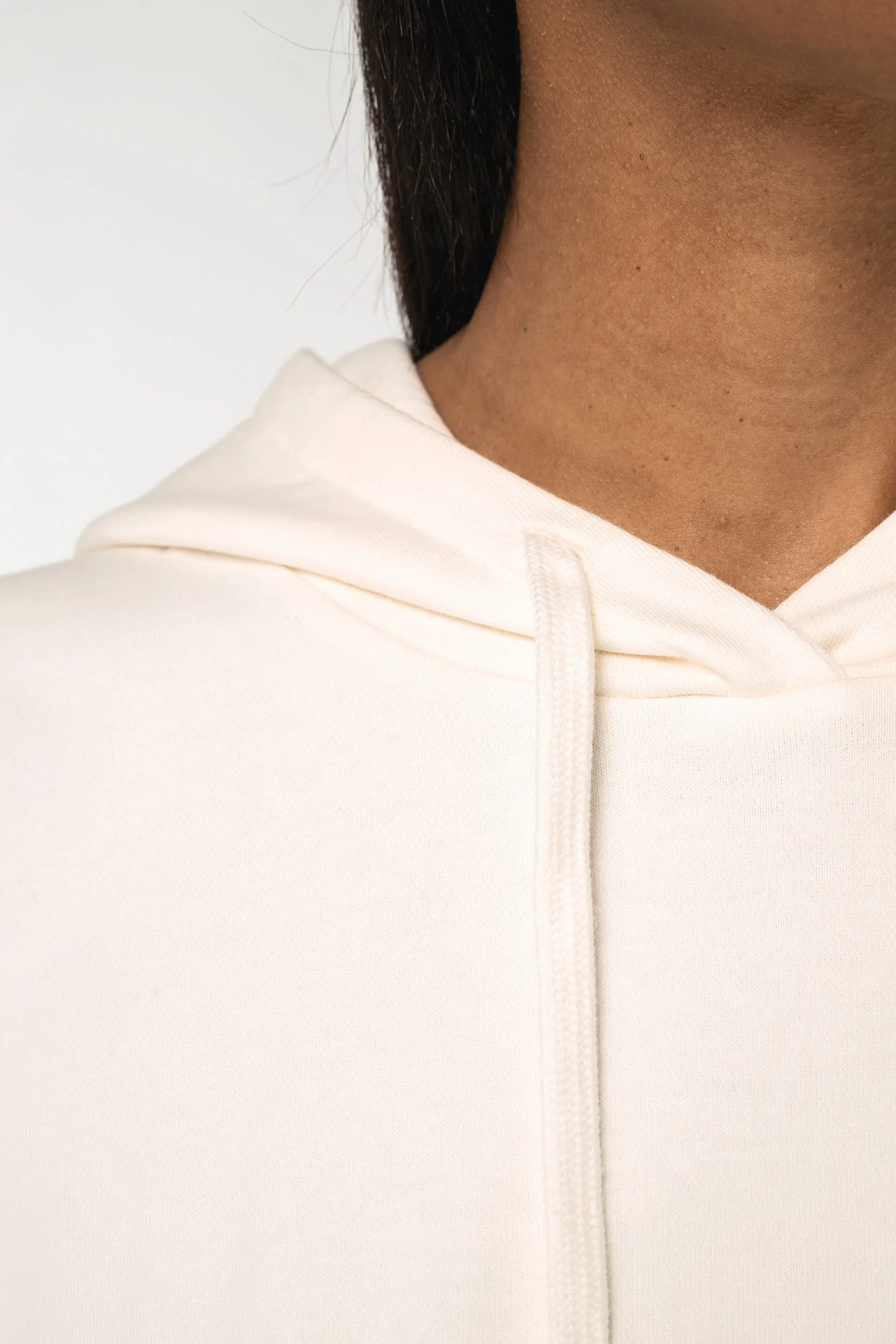 Sudadera ecorresponsable con capucha oversize sin mangas French Terry mujer
