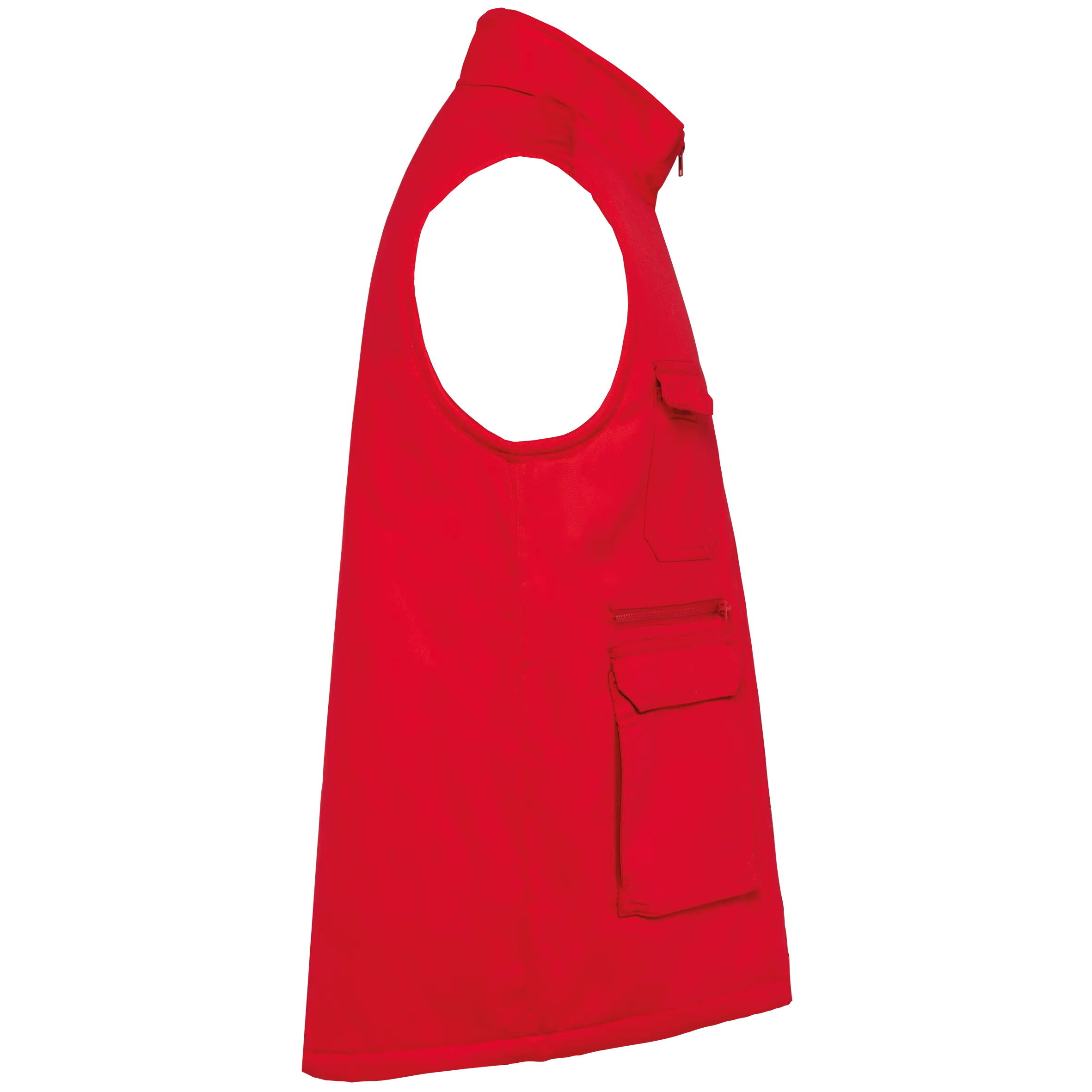 Chaleco polialgodón multibolsillos acolchado - Unisex