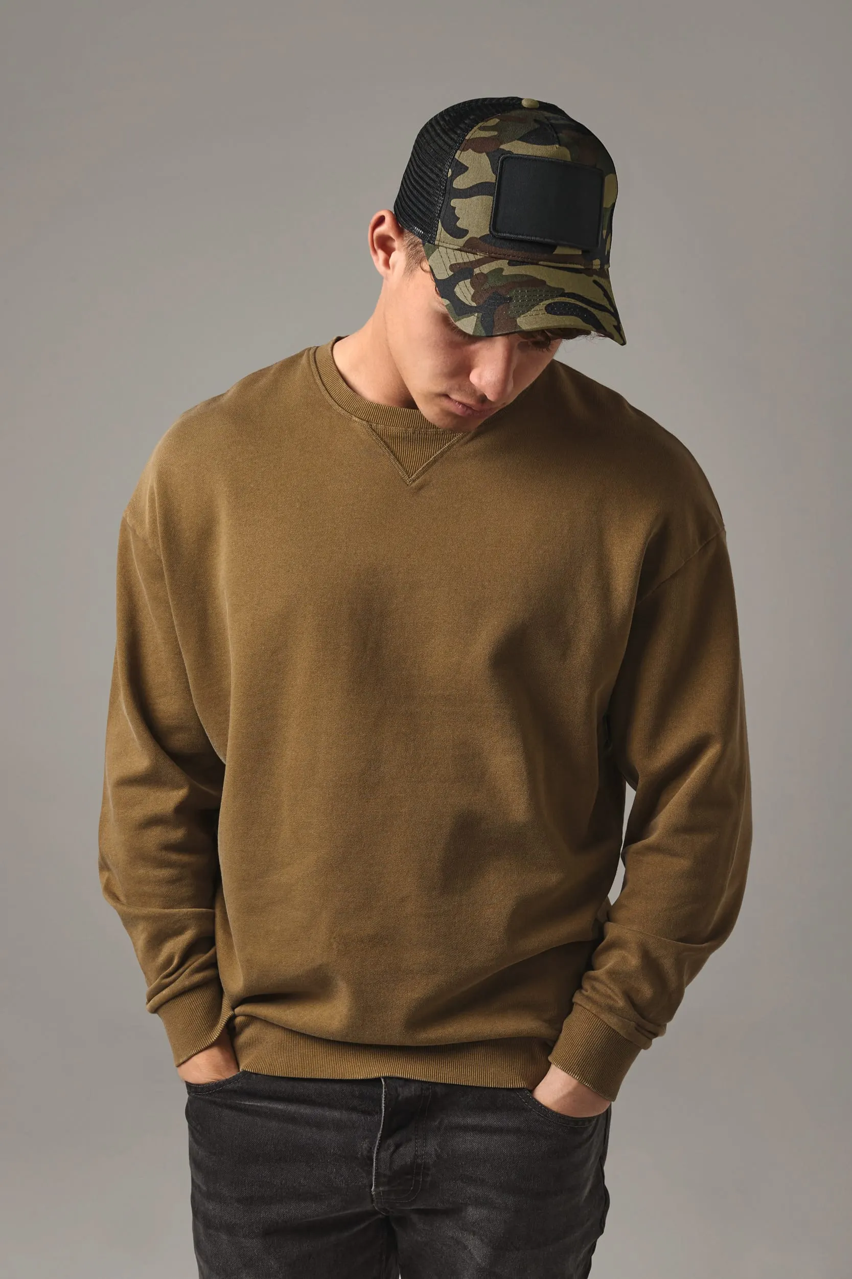 Gorra de rejilla con parche extraíble y ajustable en la parte trasera <br/>