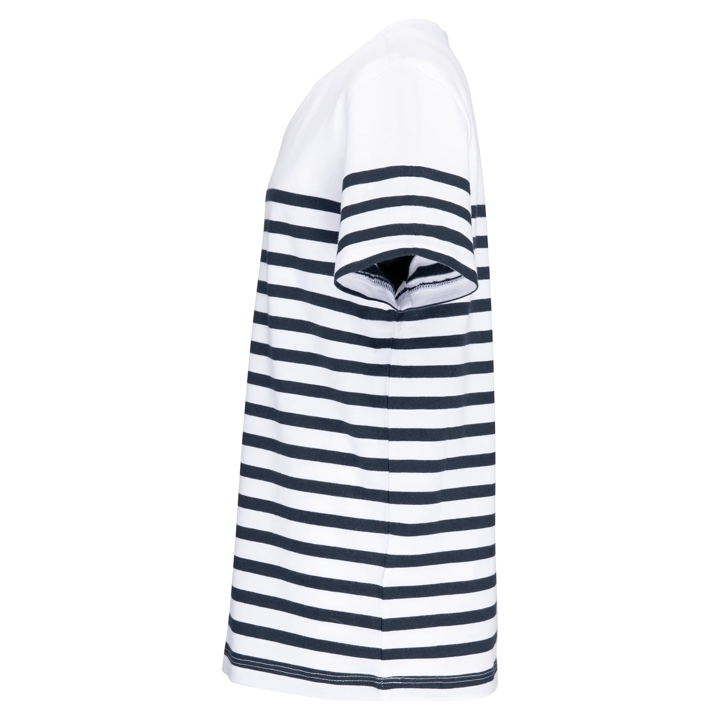 Camiseta tipo marinero cuello redondo algodón orgánico niños
