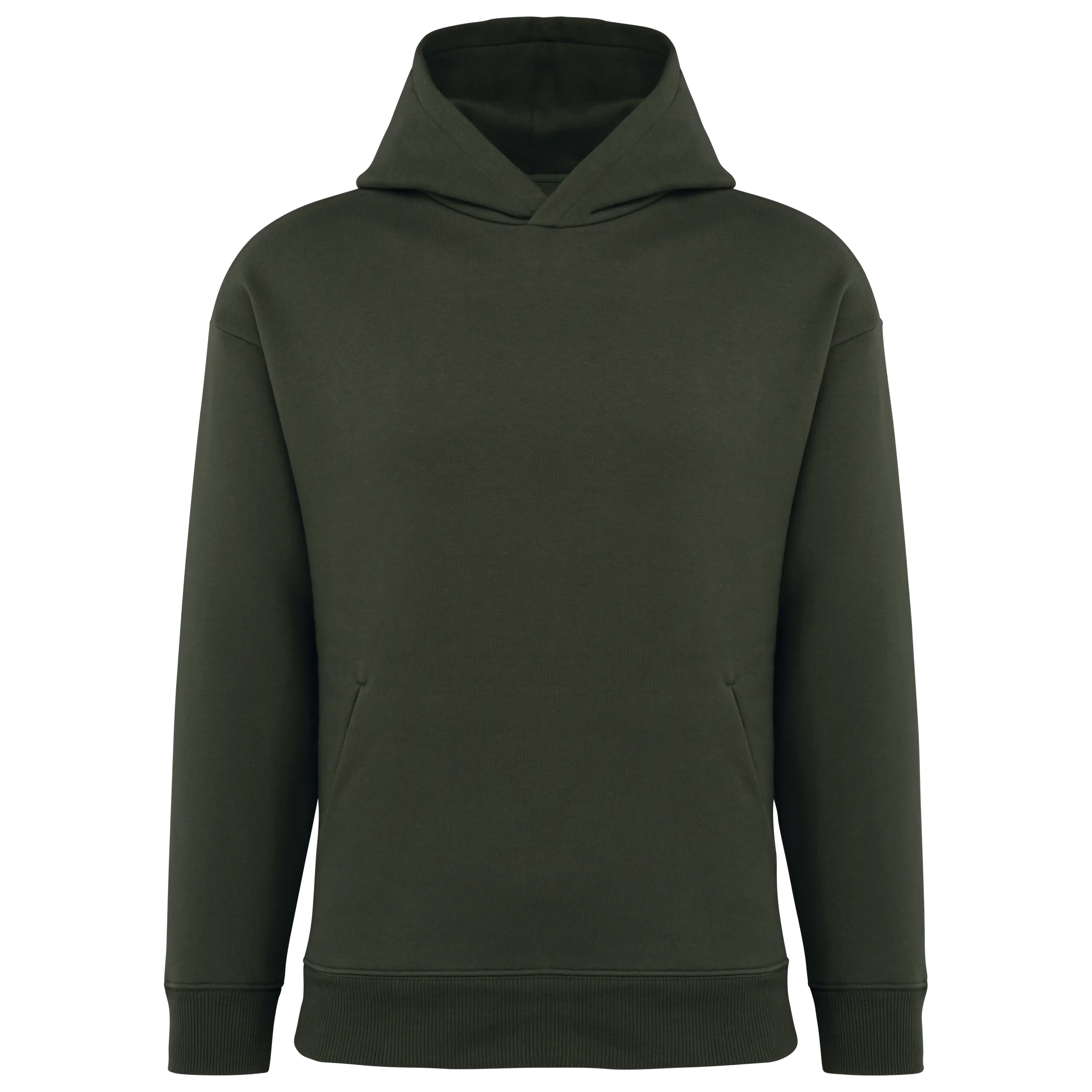 Sudadera ecorresponsable con capucha oversize unisex