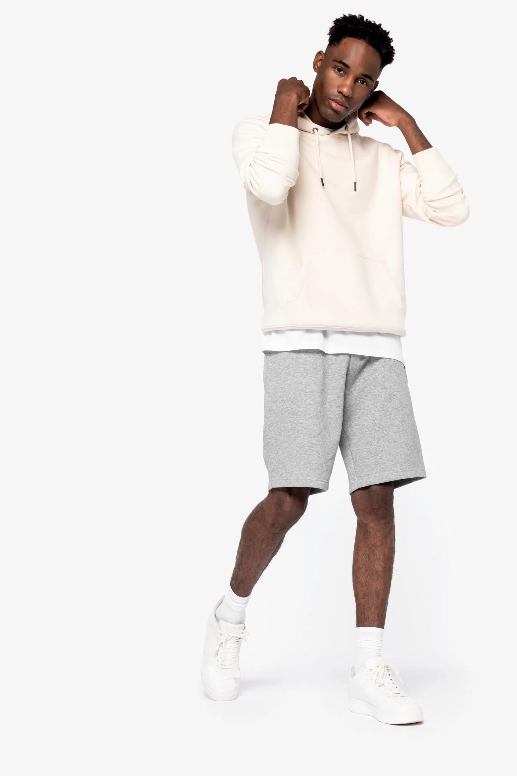 Bermudas ecorresponsables de felpa hombre