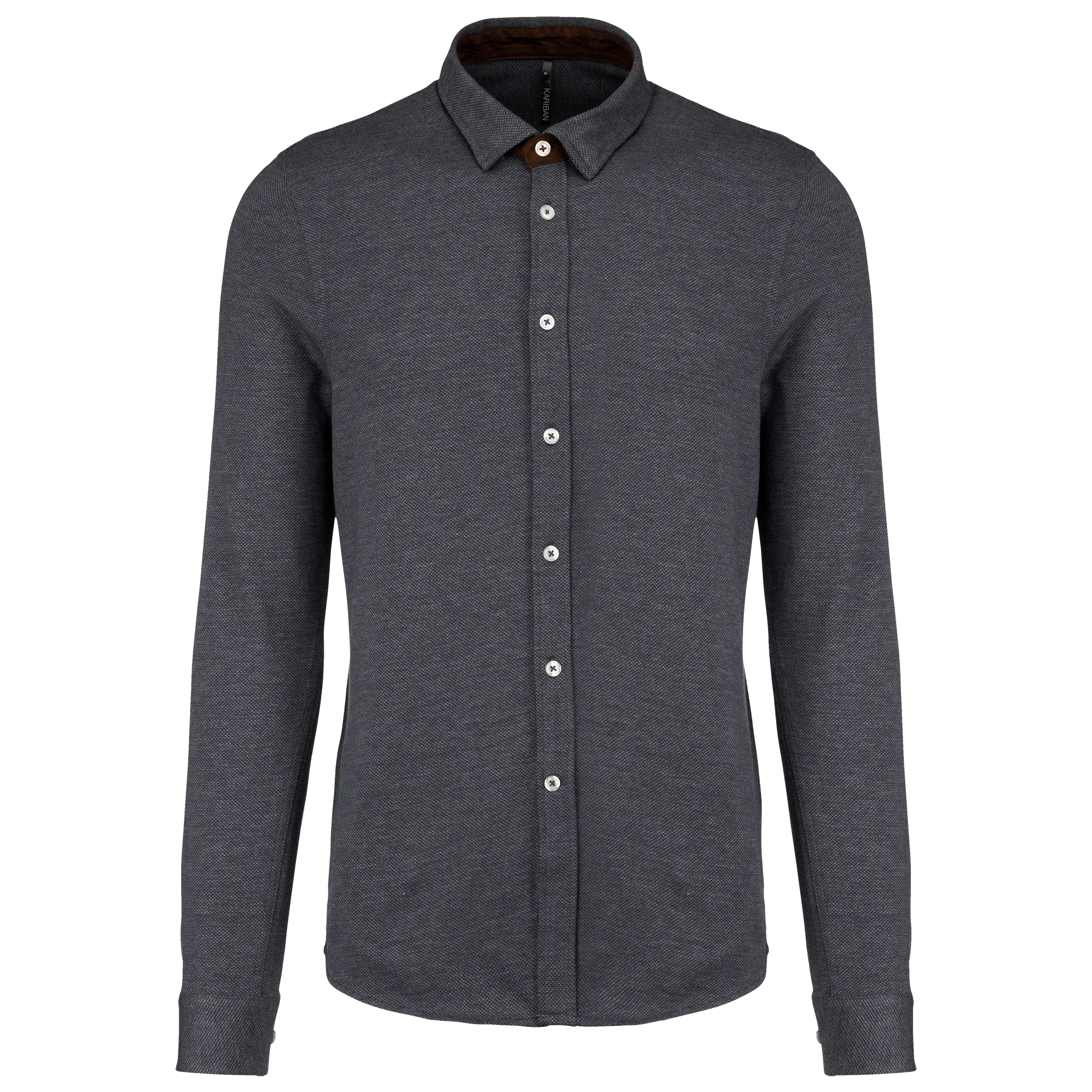 Camisa Jacquard Manga larga