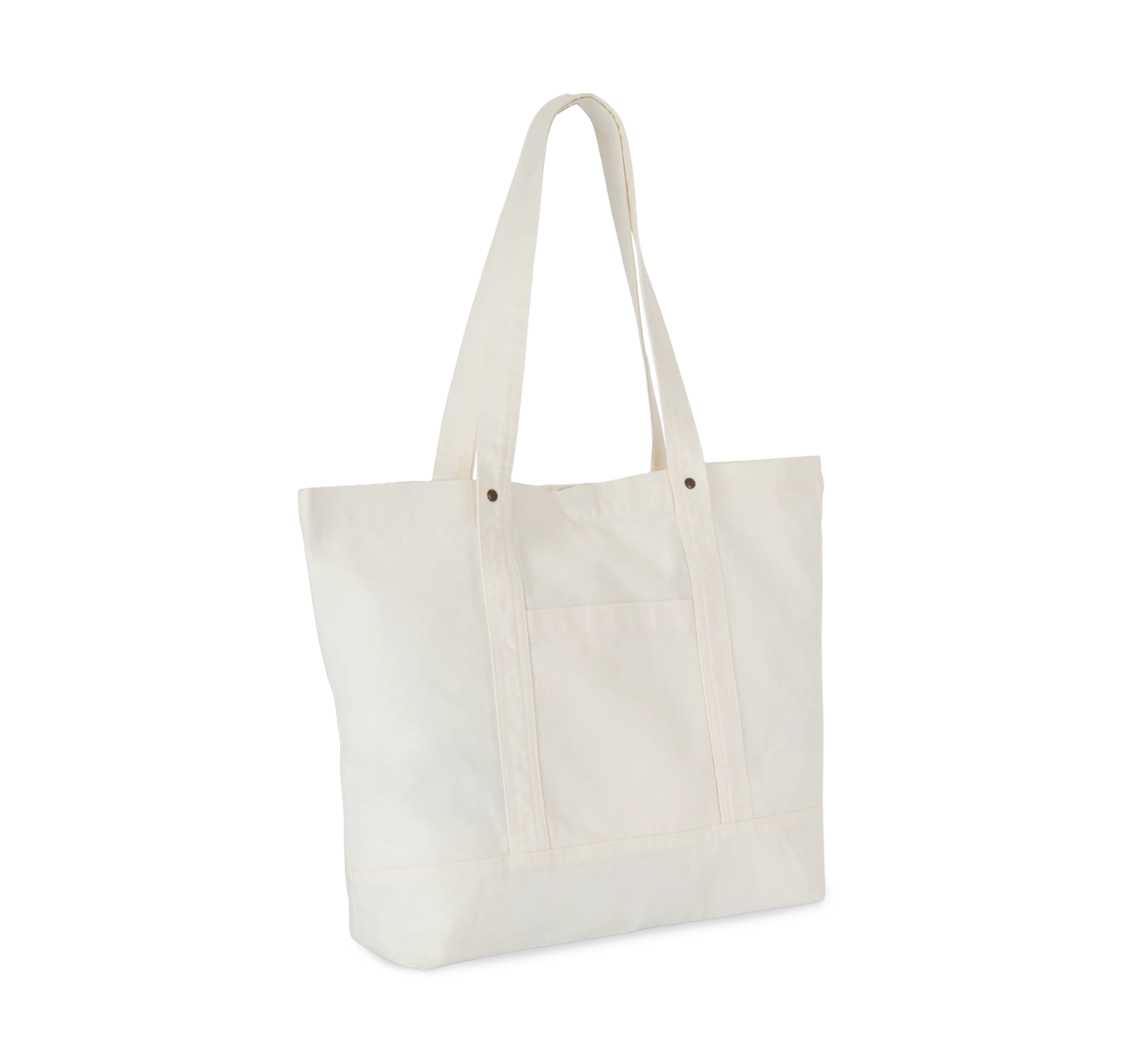 Bolsa shopper grande con bolsillo lateral