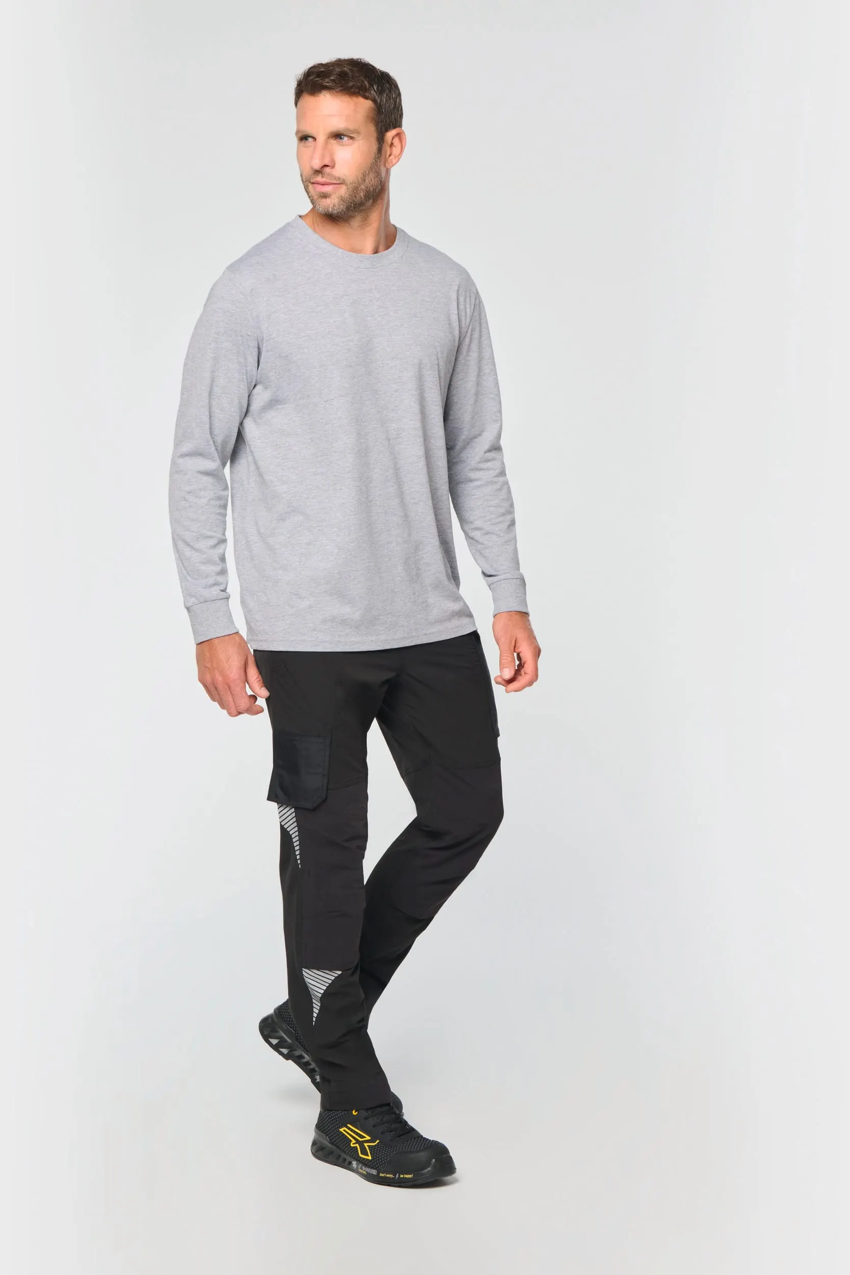 Pantalón stretch reciclado multibolsillos unisex