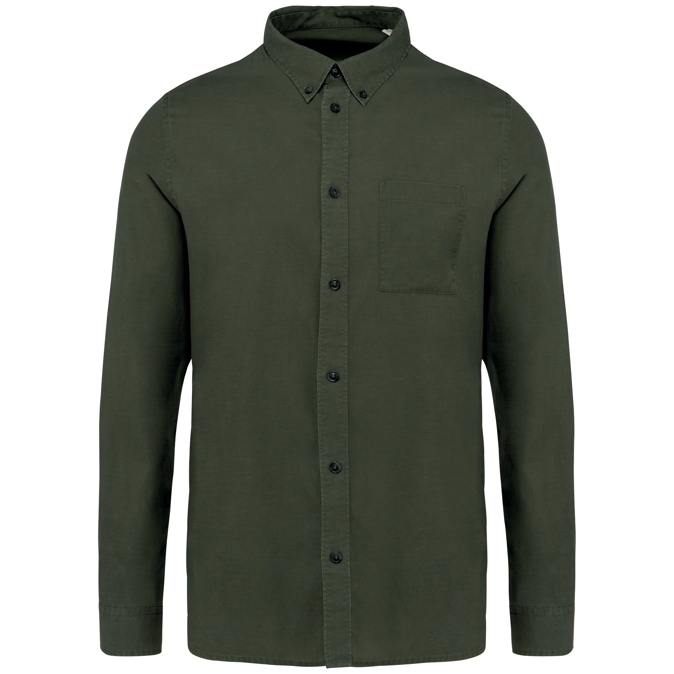 Camisa ecorresponsable de Lyocell y efecto lavado hombre