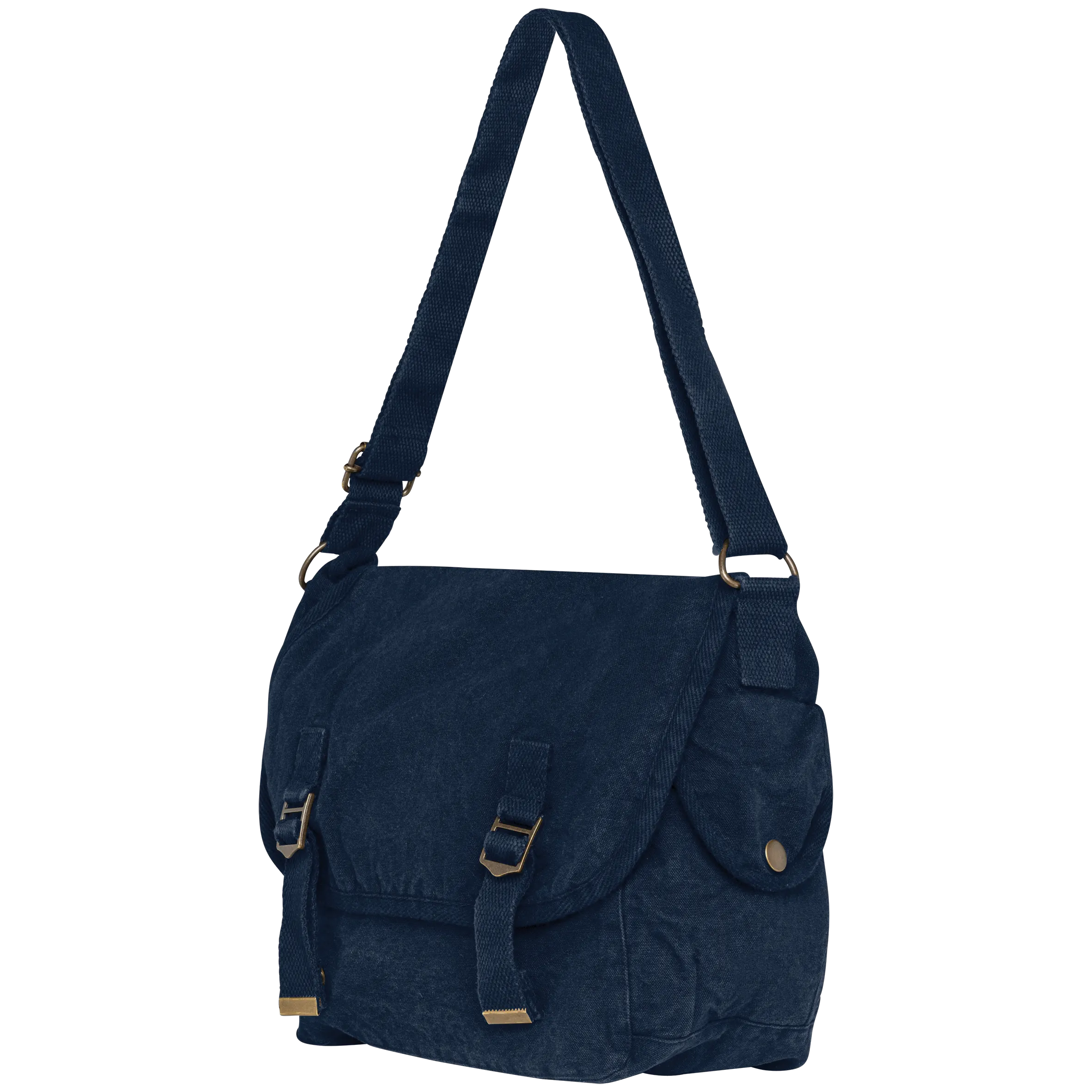 Bolsa con solapa ecorresponsable efecto lavado