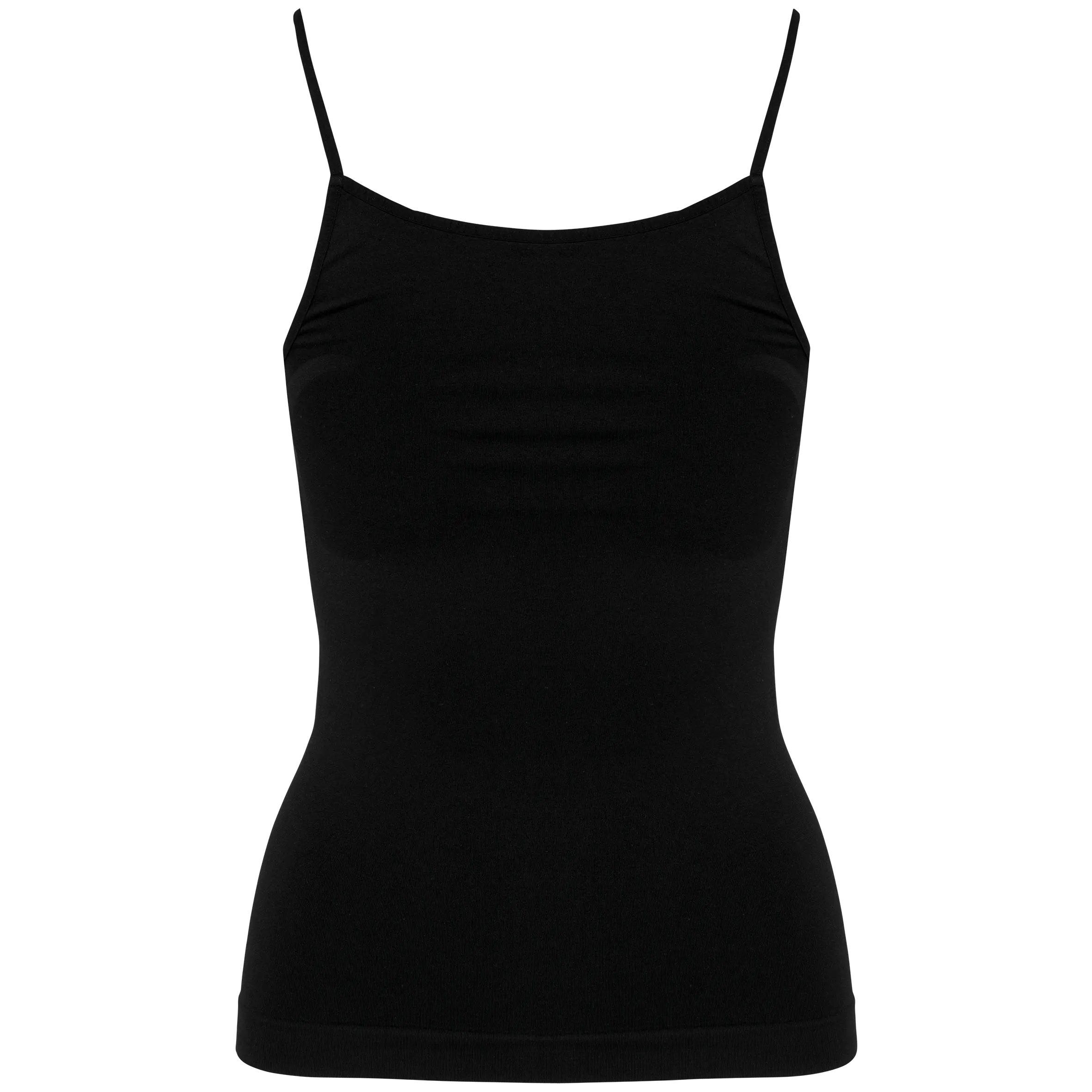 Camiseta de tirantes finos ecorresponsable sin costuras mujer