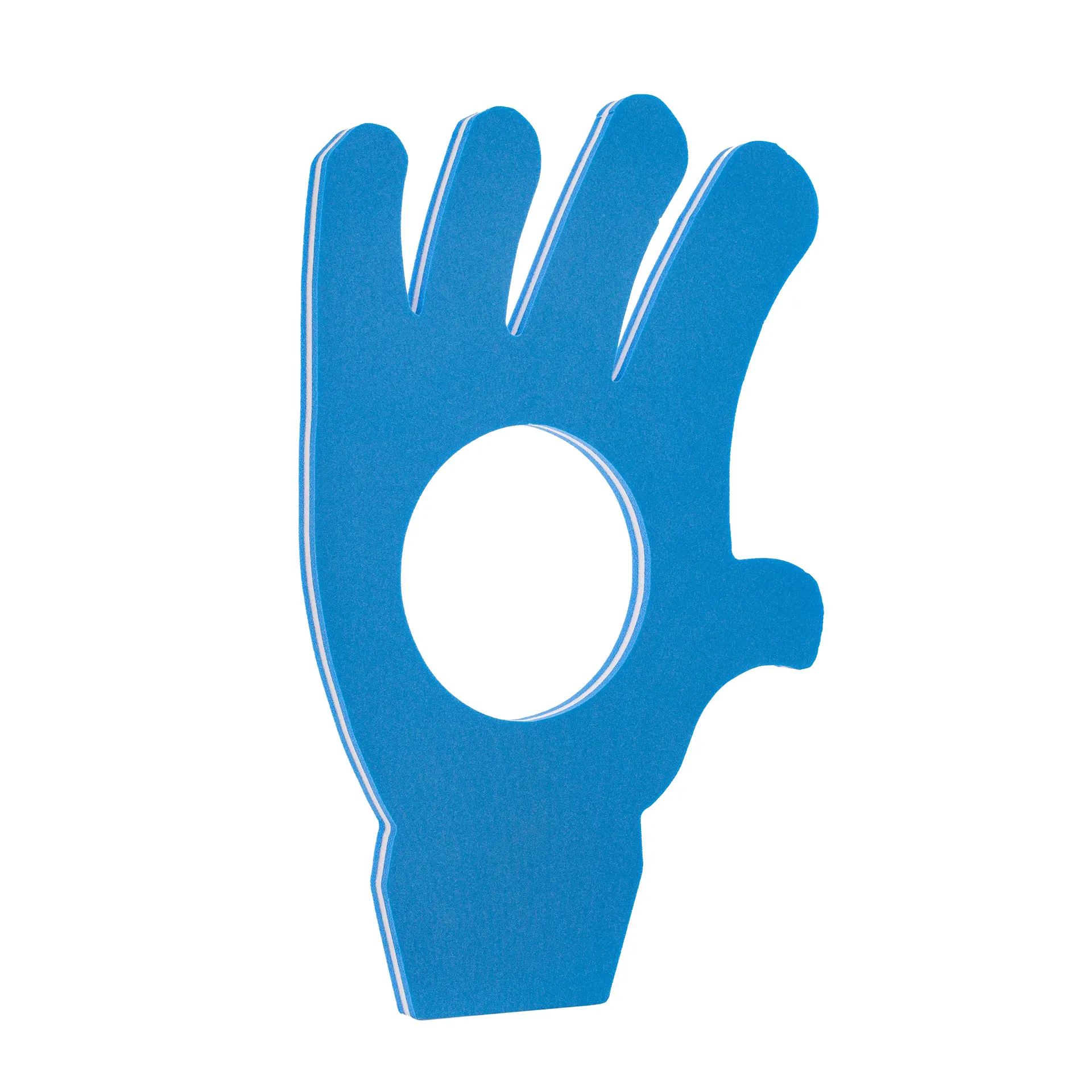 TAPIZ CON FORMA MANO 3 CM BICOLOR
