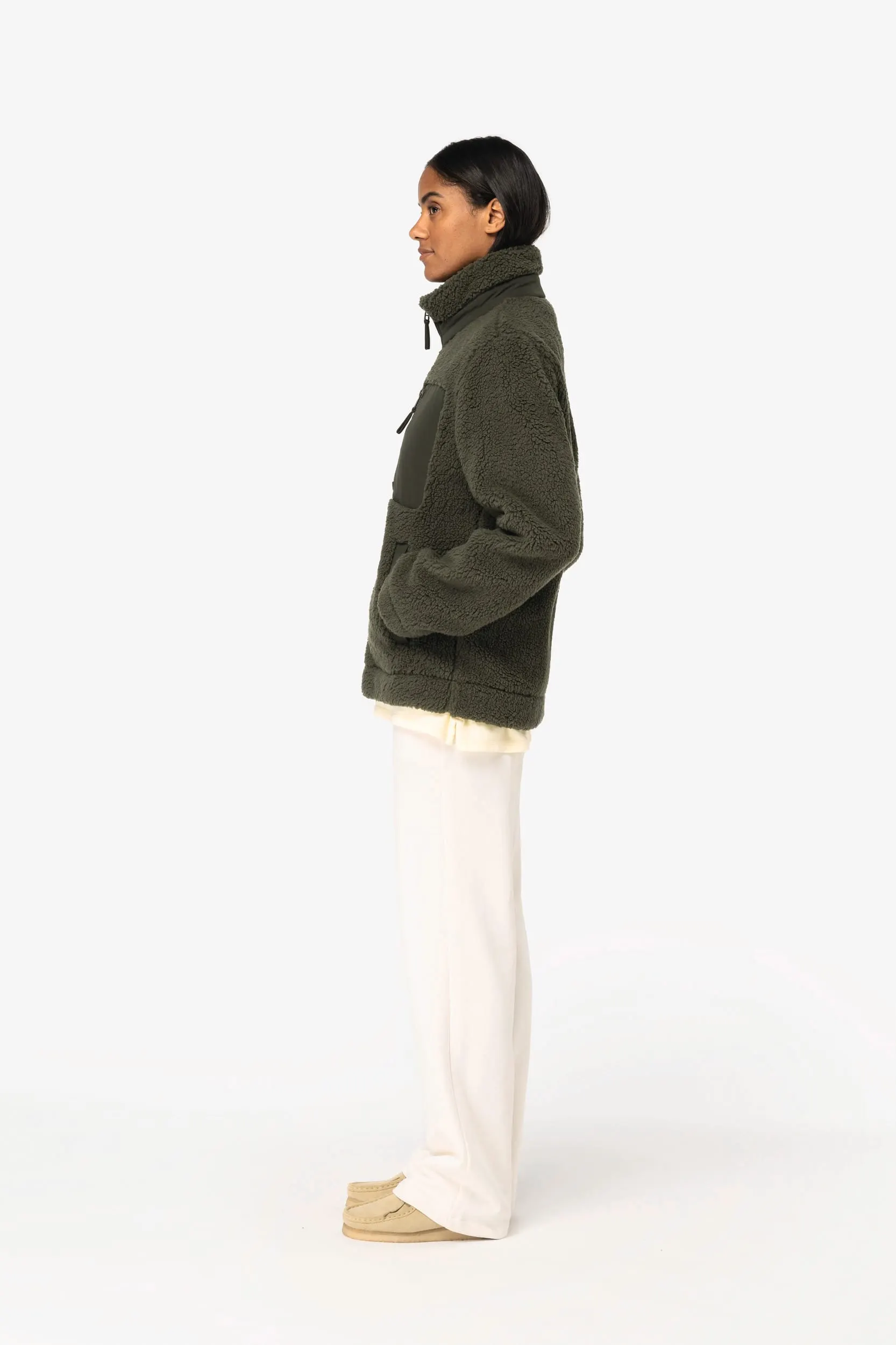 Chaqueta ecorresponsable de sherpa unisex