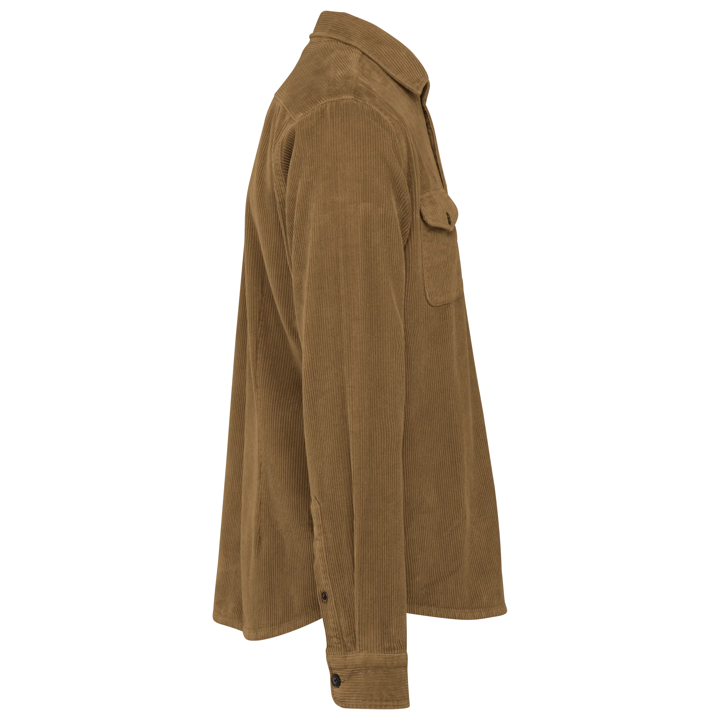 Sobrecamisa ecorresponsable efecto lavado de pana hombre