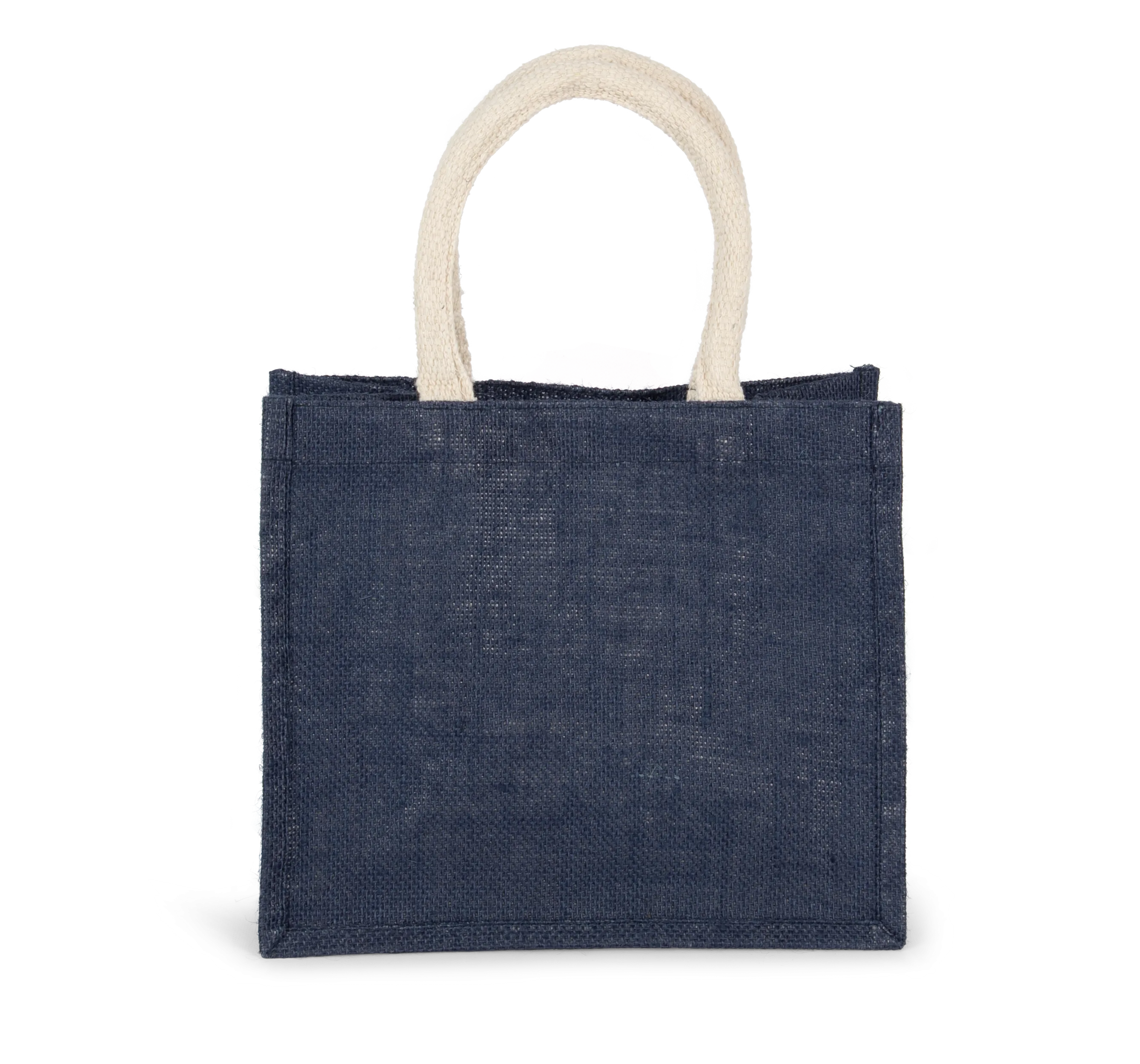 Bolsa estilo tote de tela de yute, modelo mediano