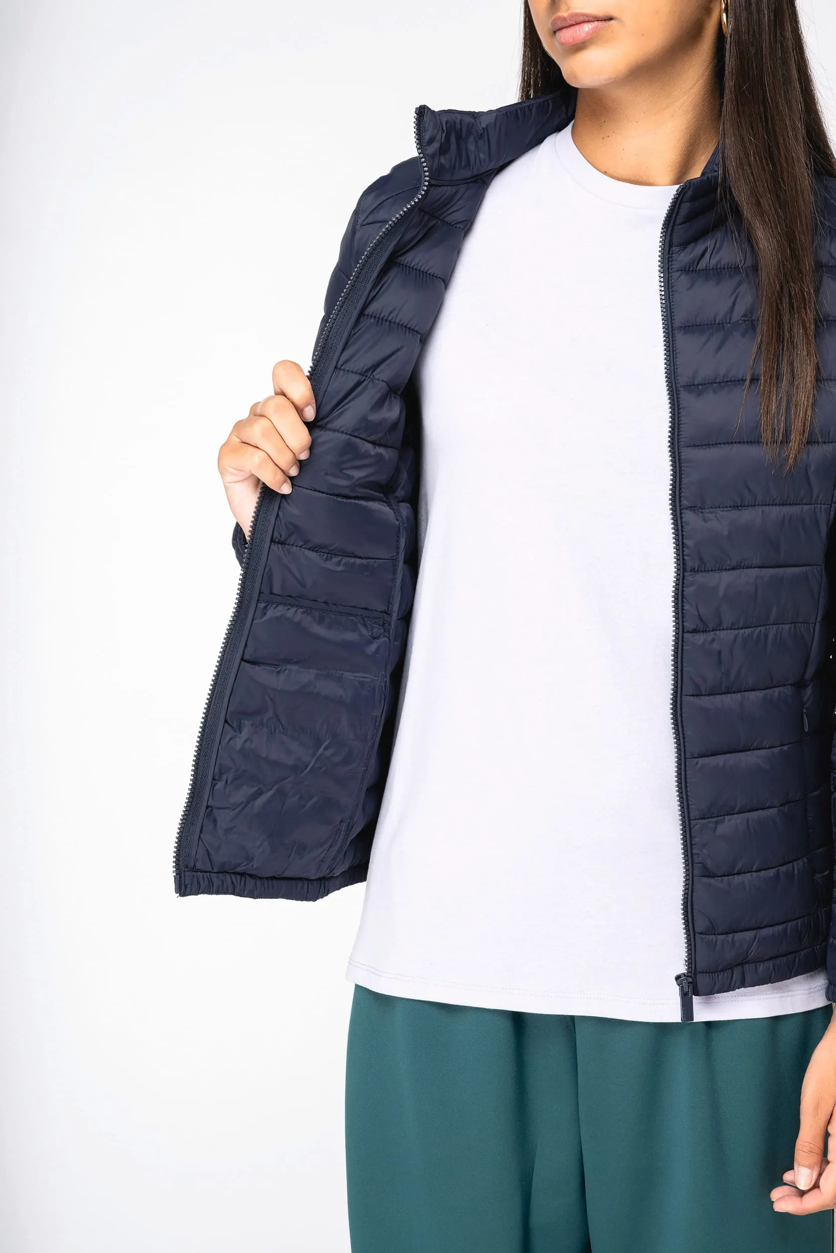 Chaqueta acolchada ligera ecorresponsable mujer