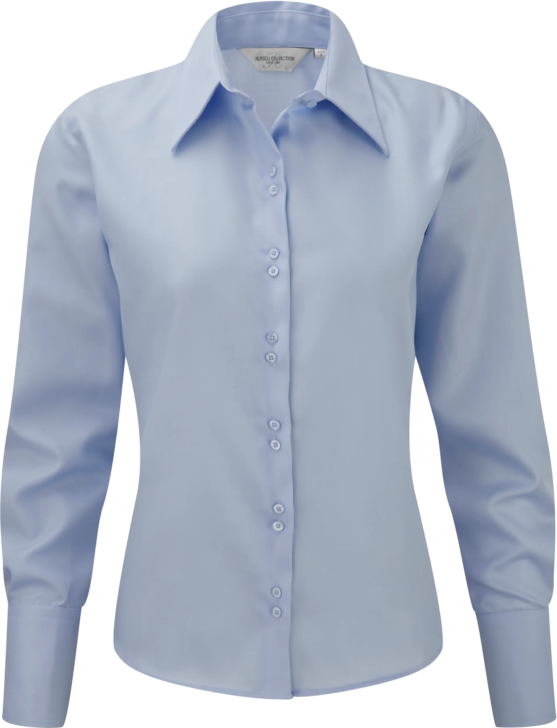 Camisa Non-Iron manga larga mujer