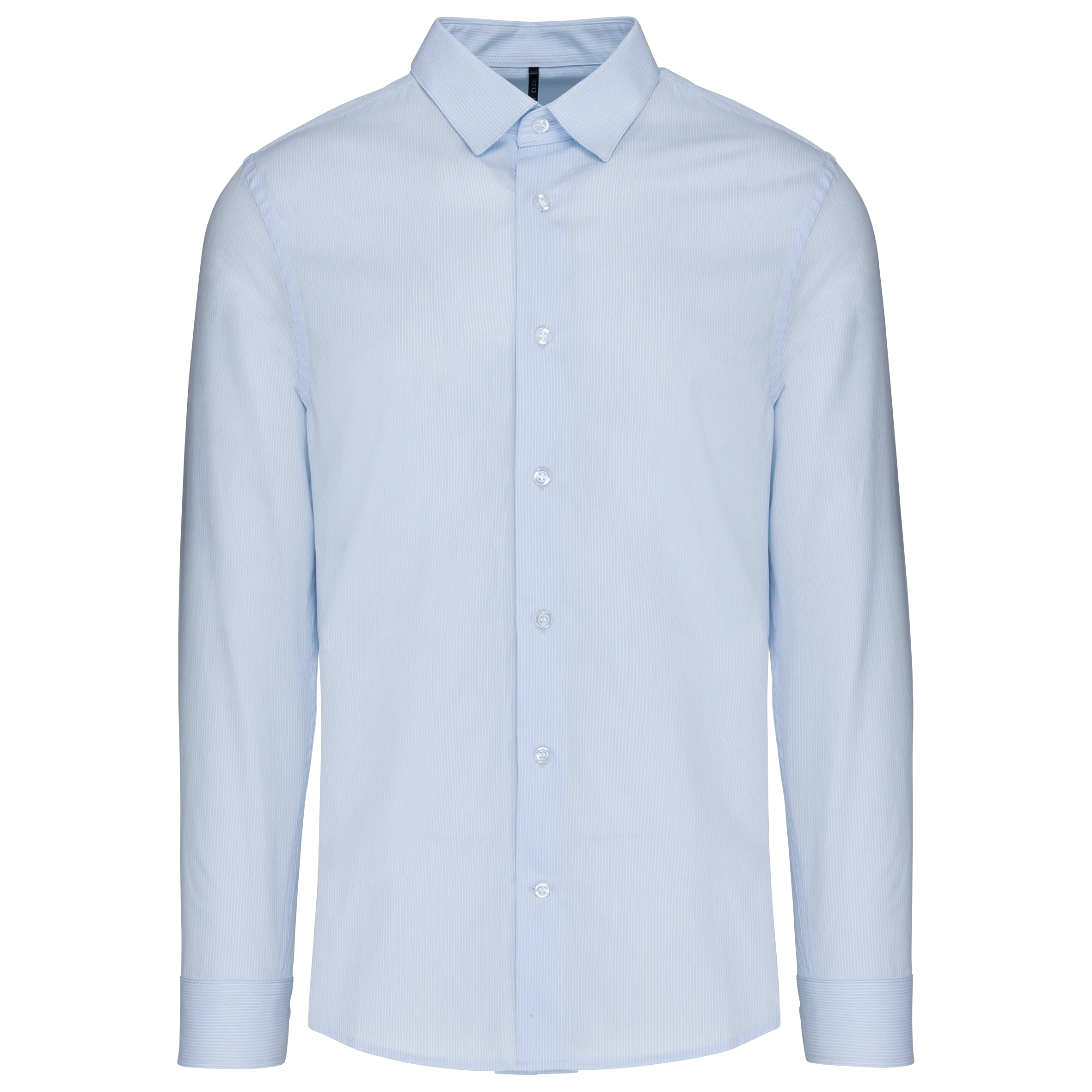Camisa popelina manga larga hombre