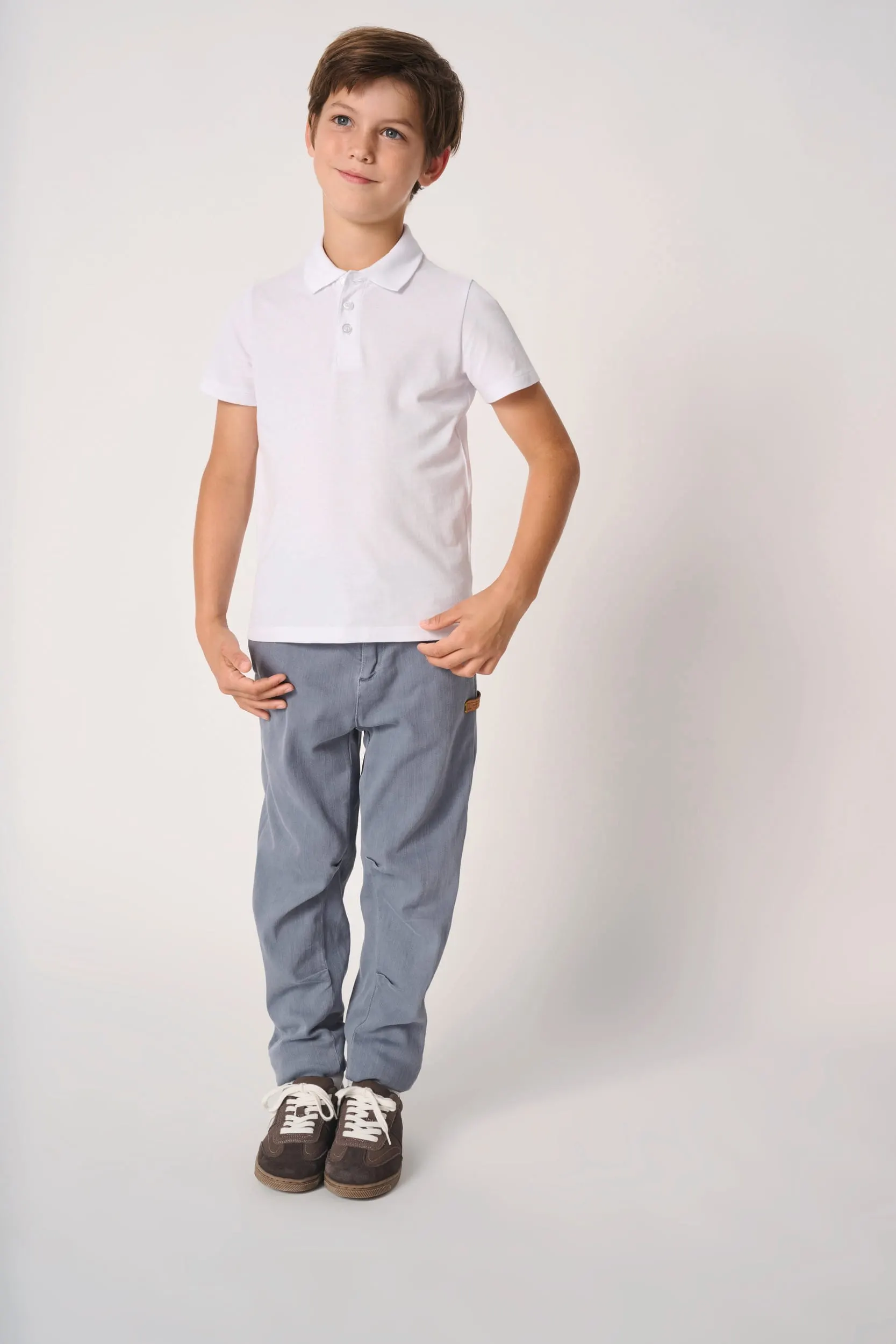 Polo punto piqué infantil