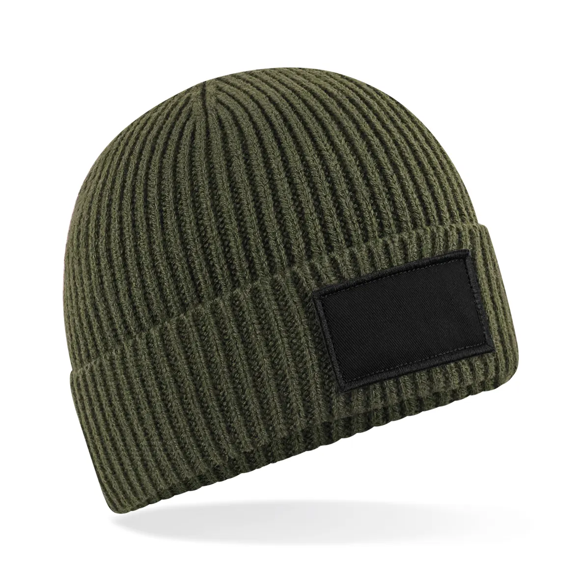 Gorro moderno con parche<br/>