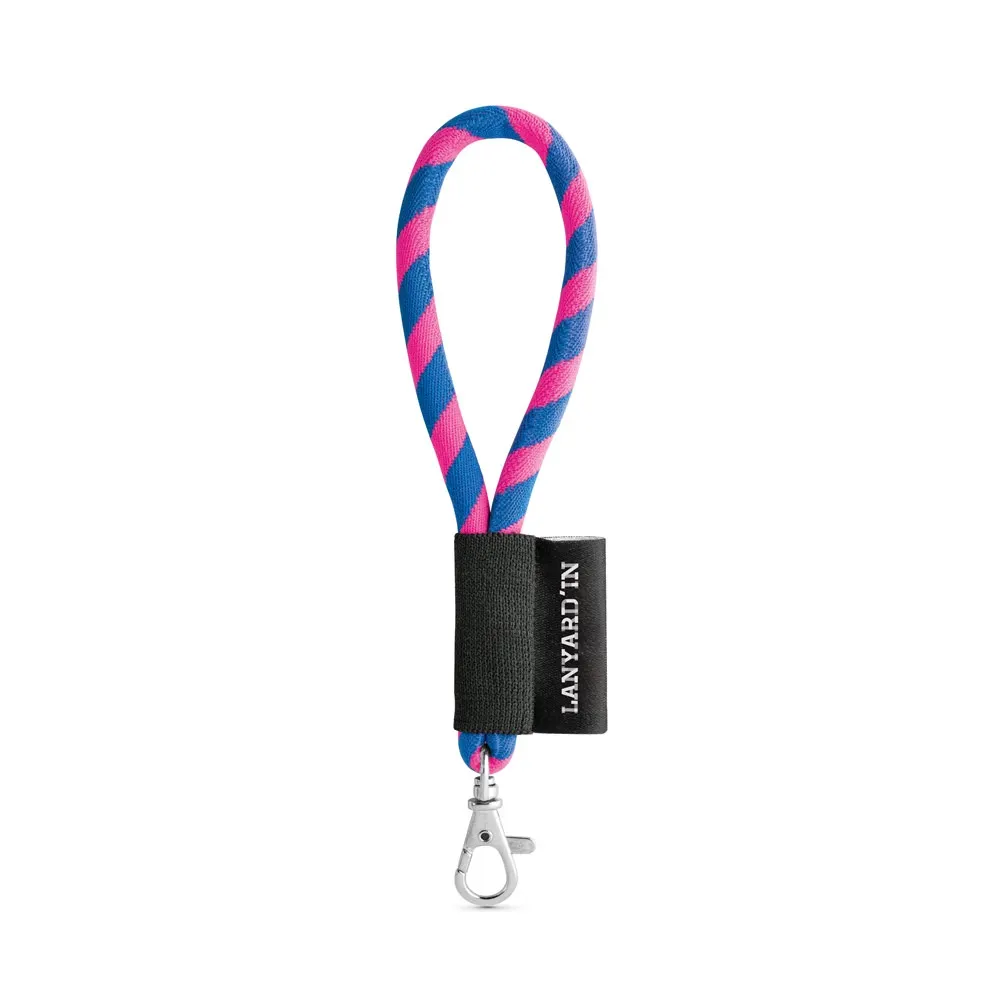 75090. SET Lanyard TUBE Short (Ø 7 mm) con mosquetón de 9 mm