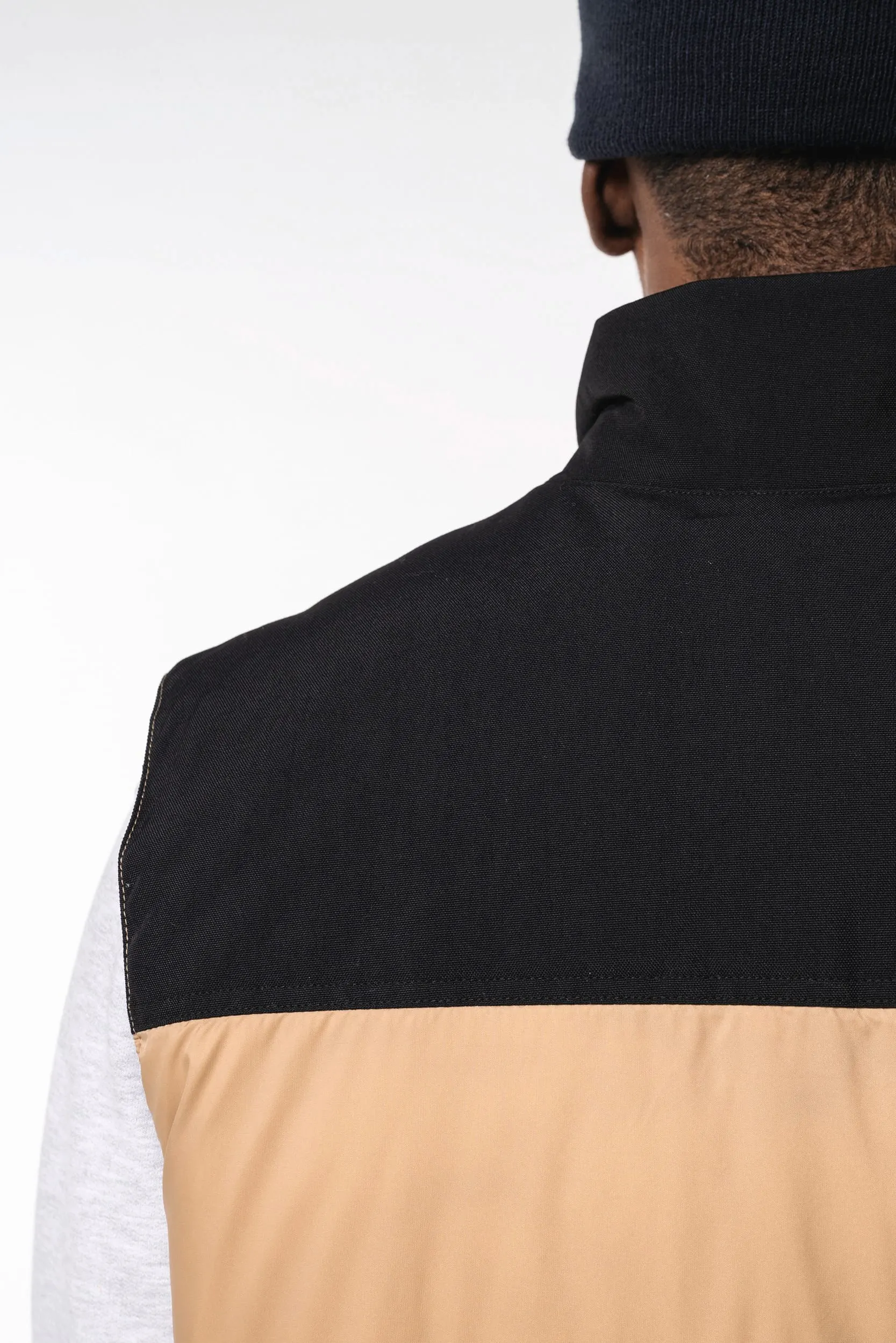Chaleco acolchado bicolor unisex