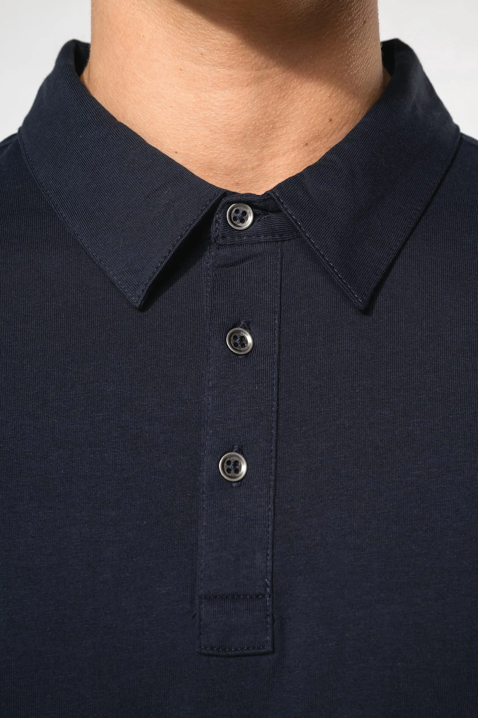 Polo jersey manga larga hombre