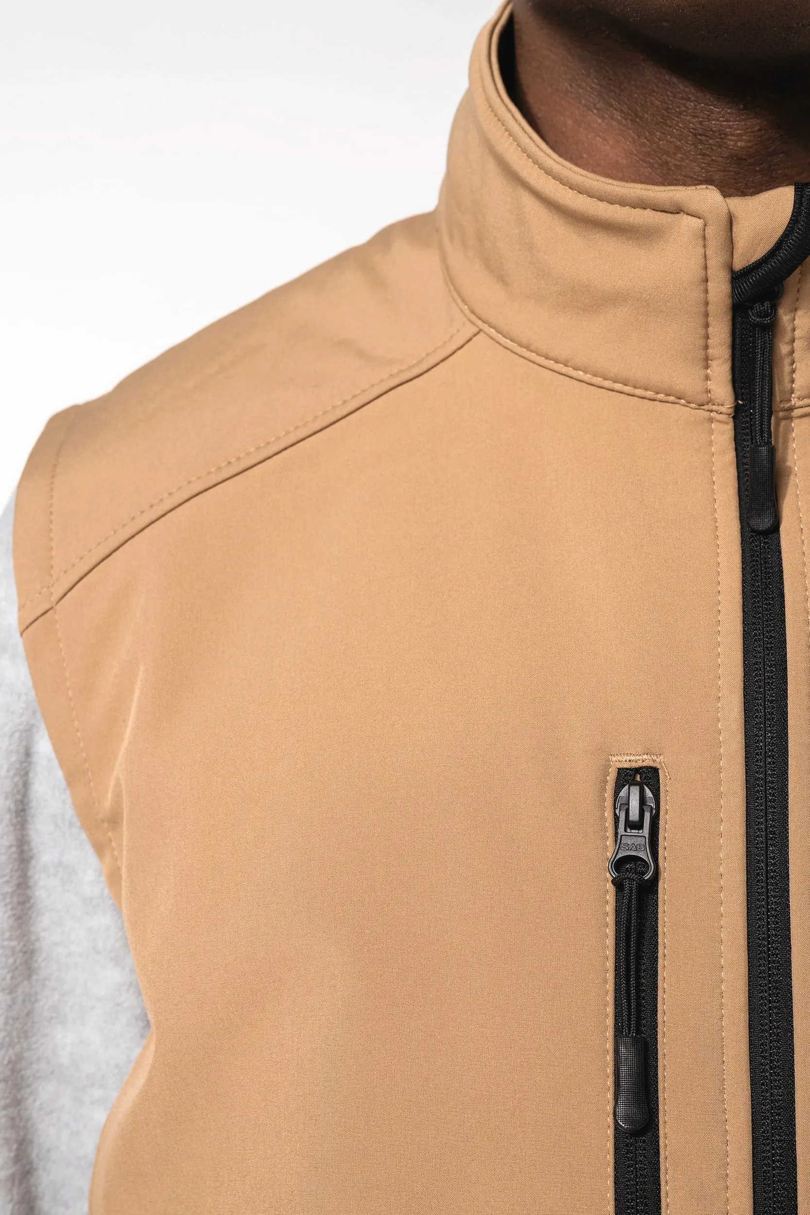 Chaleco softshell hombre