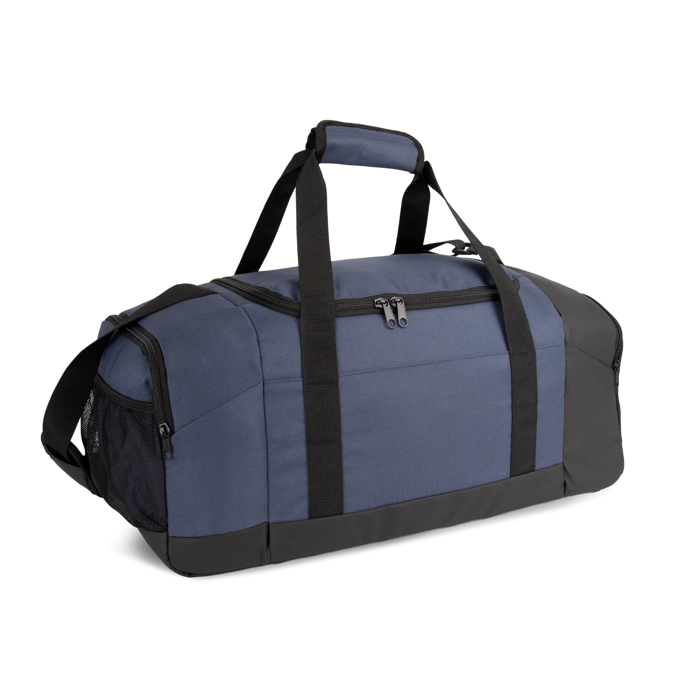 Bolsa de deporte en material reciclado con doble compartimento lateral
