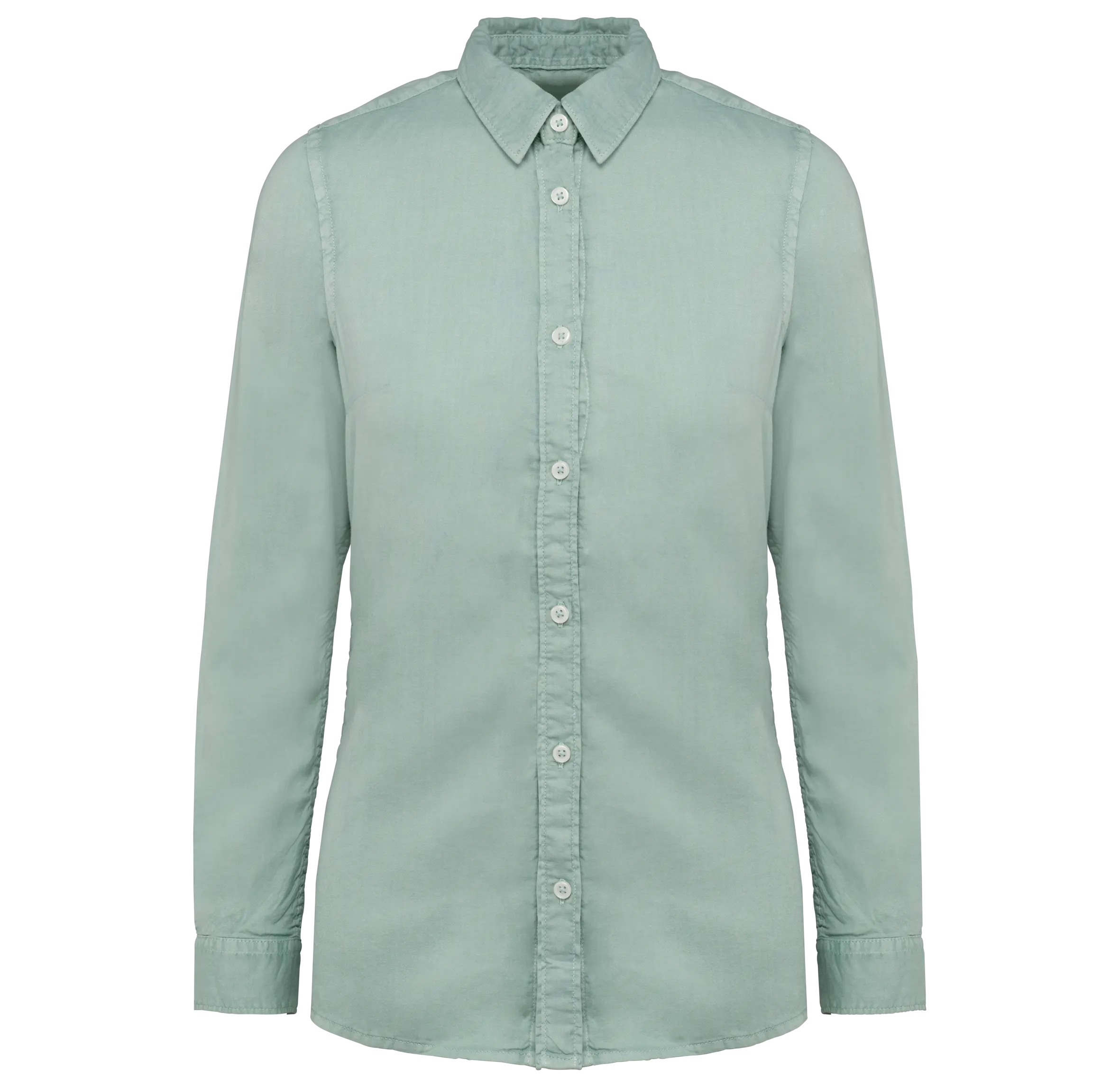 Camisa ecorresponsable efecto lavado mujer