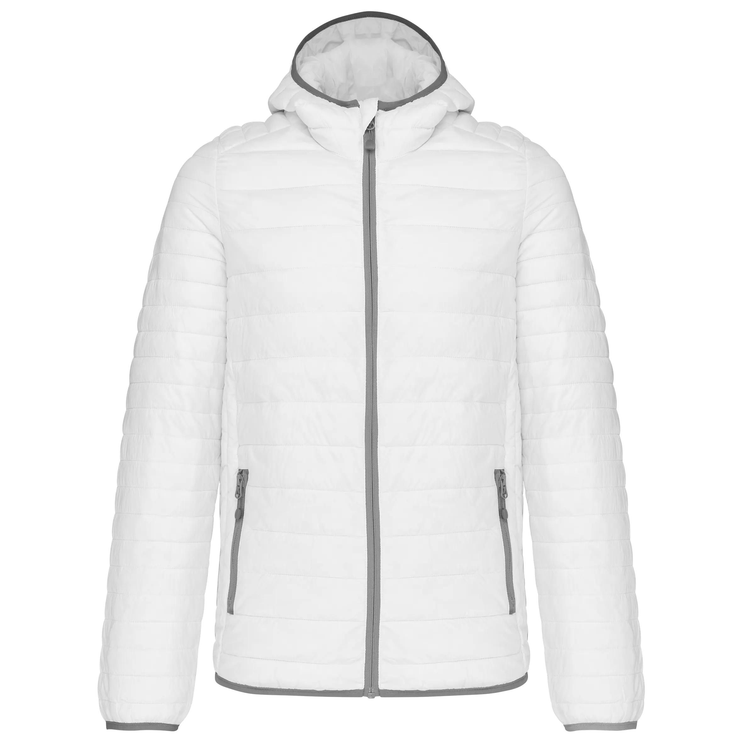 Chaqueta acolchada y ligera con capucha hombre