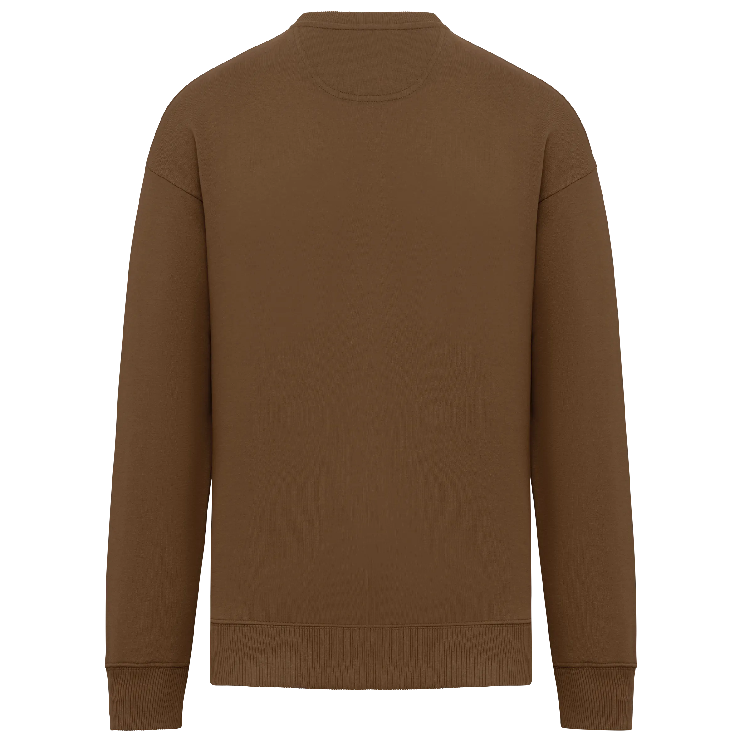 Sudadera ecorresponsable cuello redondo oversize unisex