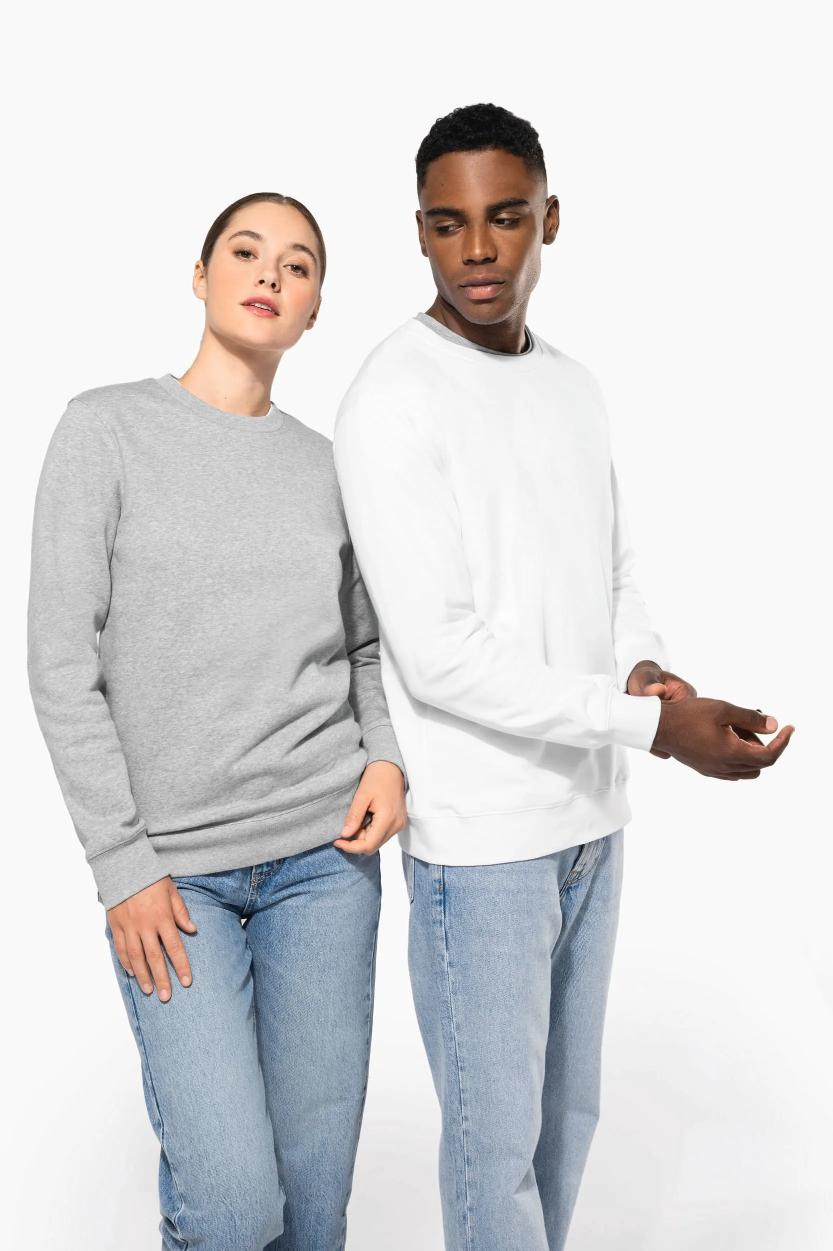 Sudadera cuello redondo 80/20 unisex