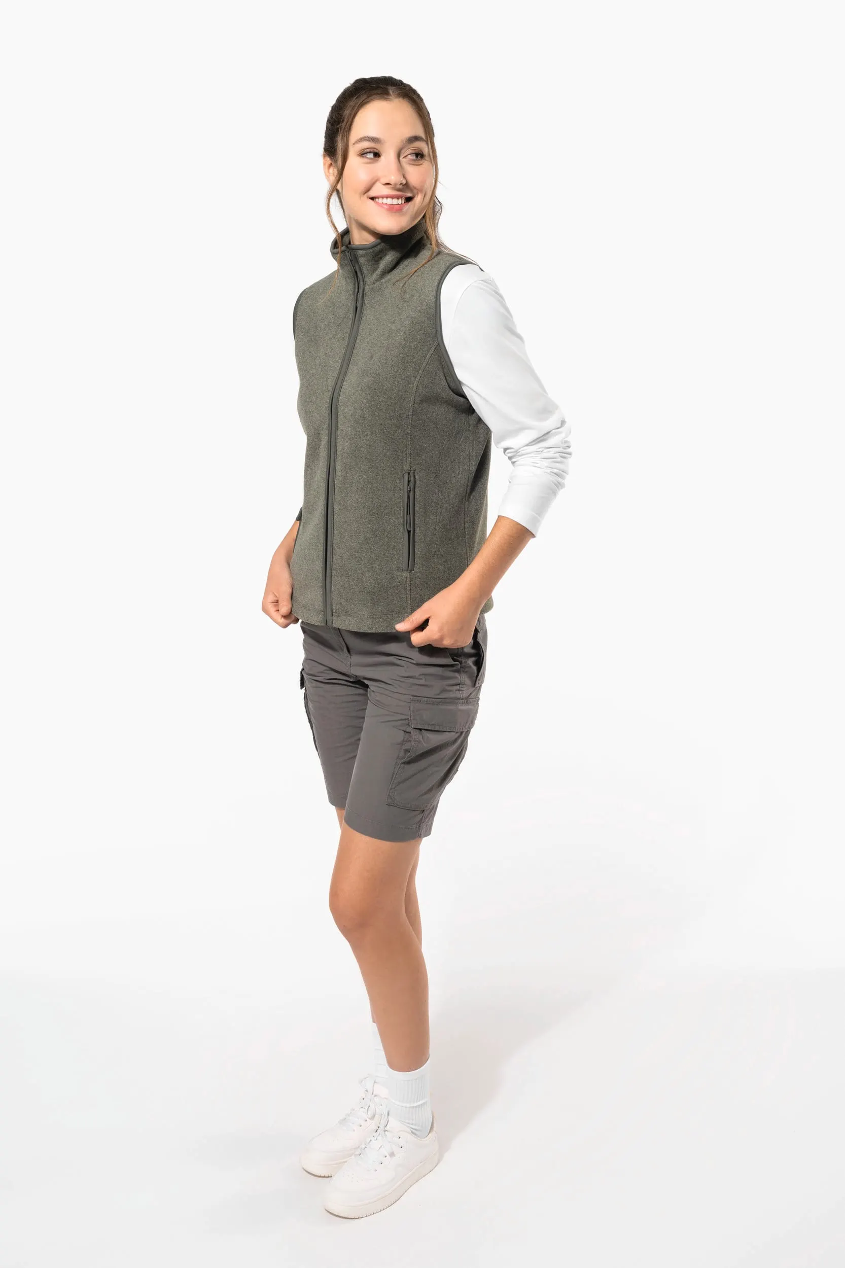 Chaleco micropolar mujer