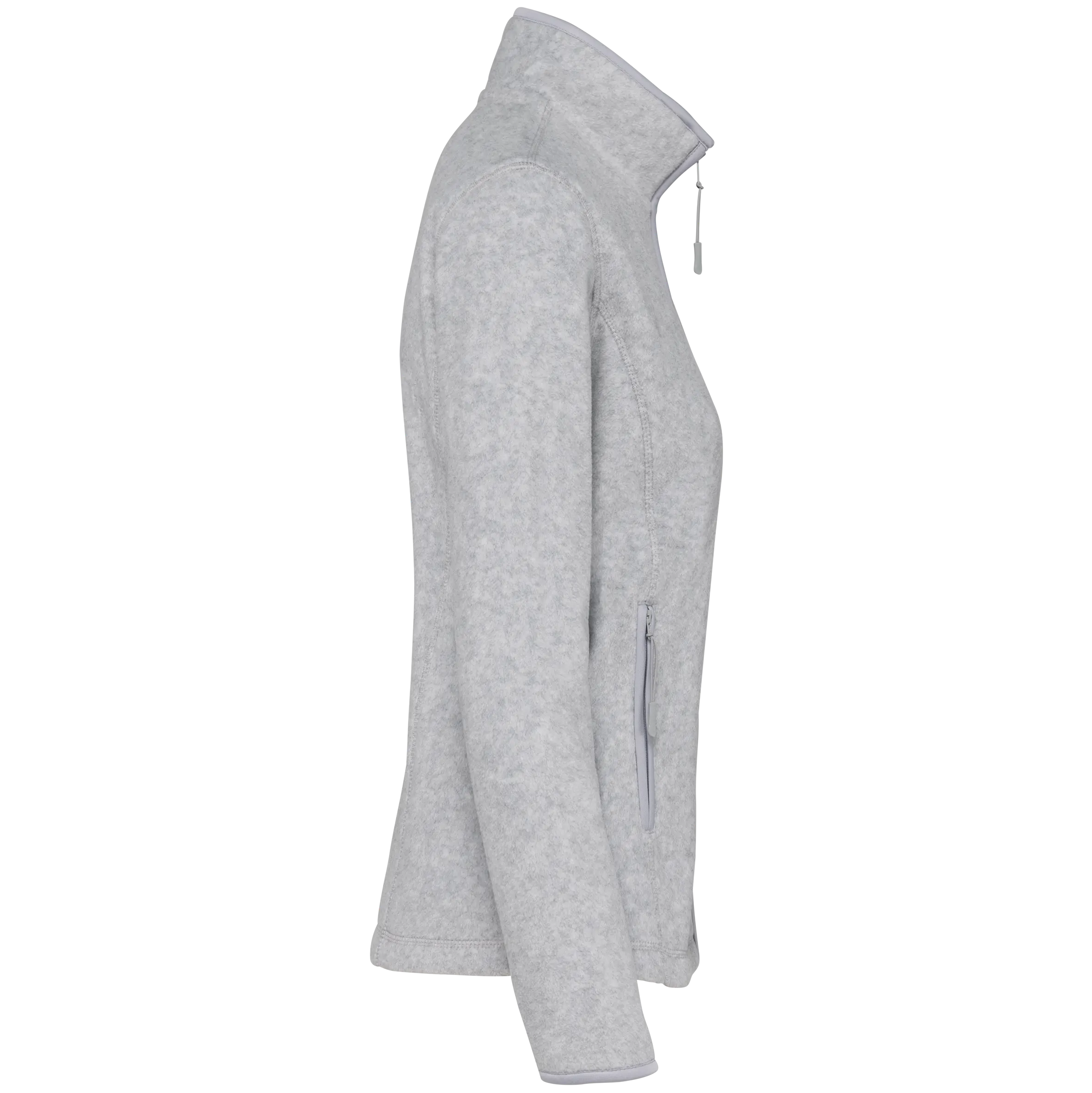 Chaqueta micropolar con cremallera mujer