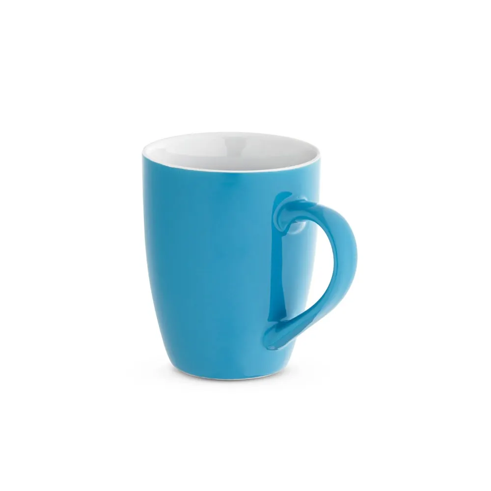 CINANDER. Taza de cerámica con acabado brillante, 370 ml