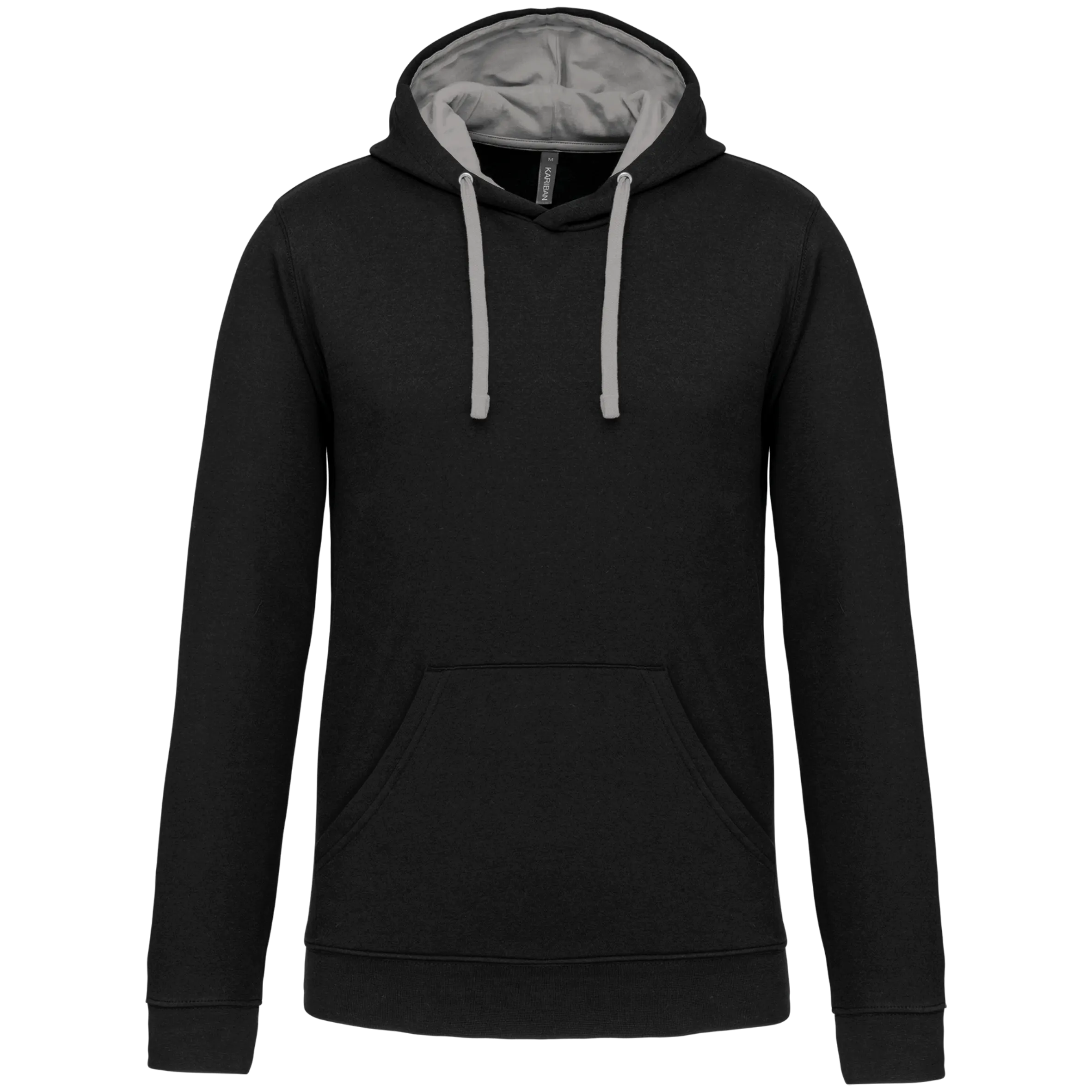 Sudadera capucha contrastada hombre