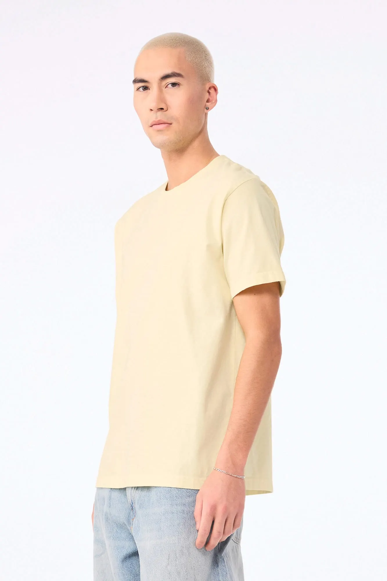 Camiseta de efecto lavado gruesa unisex