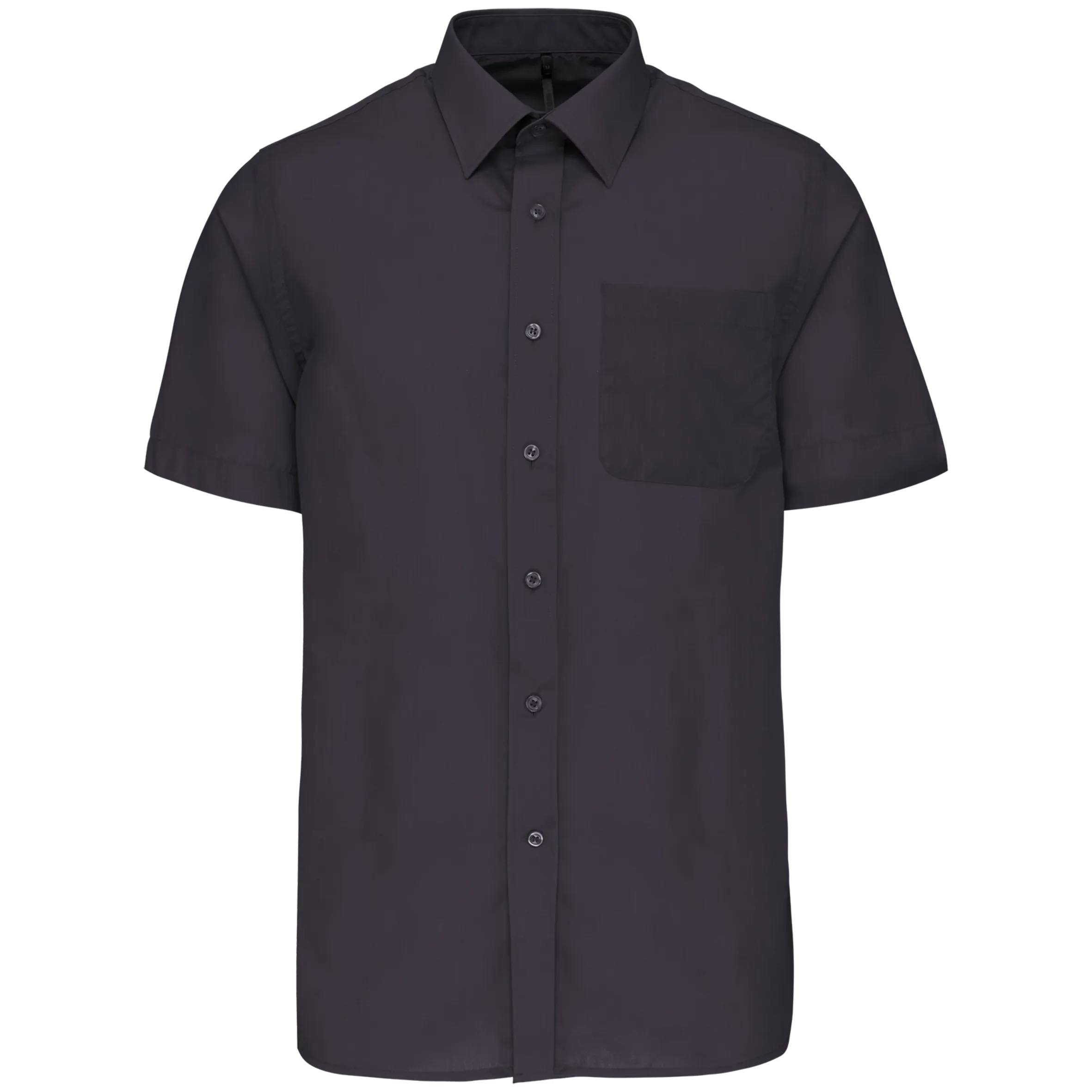 Camisa popelina de polialgodón manga corta de fácil cuidado hombre