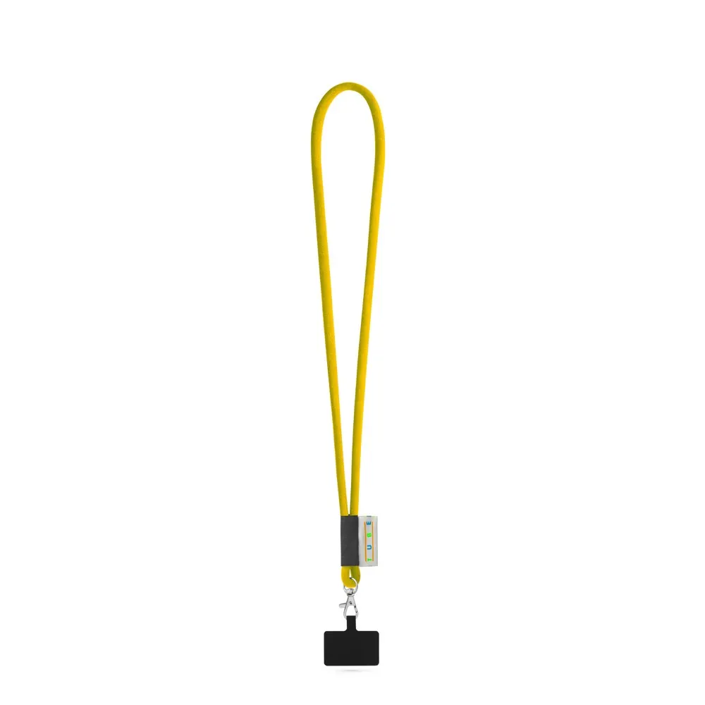 GOSPORT. SET Lanyard TUBE Long (Ø 7 mm) con mosquetón de gatillo de 9 mm y soporte para teléfono móvil